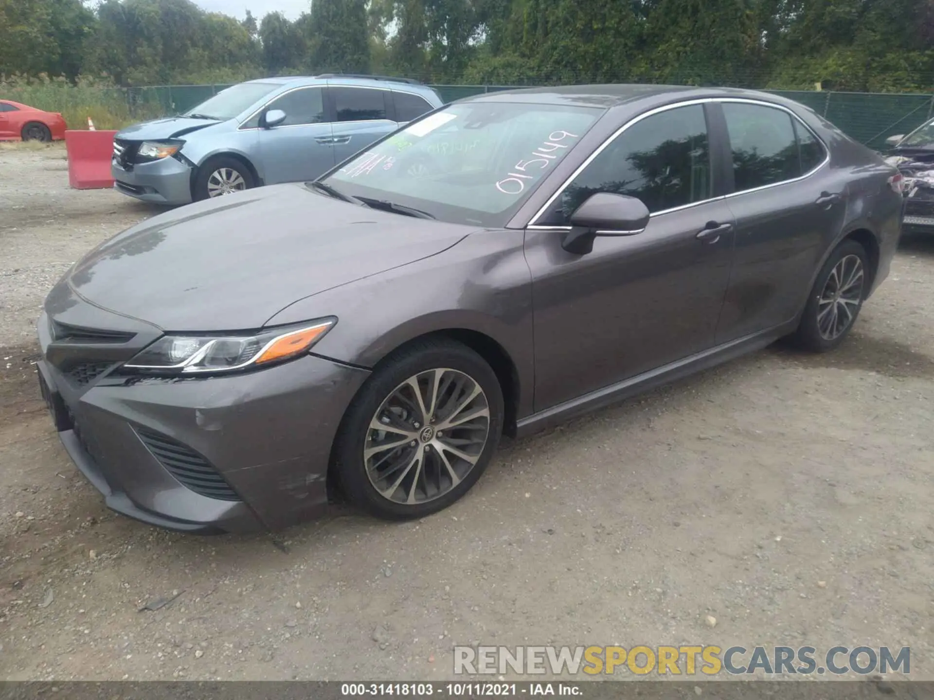 2 Photograph of a damaged car 4T1G11BK7LU015149 TOYOTA CAMRY 2020