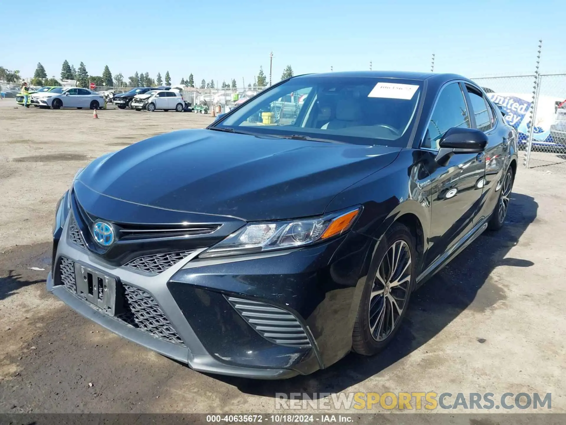 2 Photograph of a damaged car 4T1G31AK9LU017240 TOYOTA CAMRY 2020