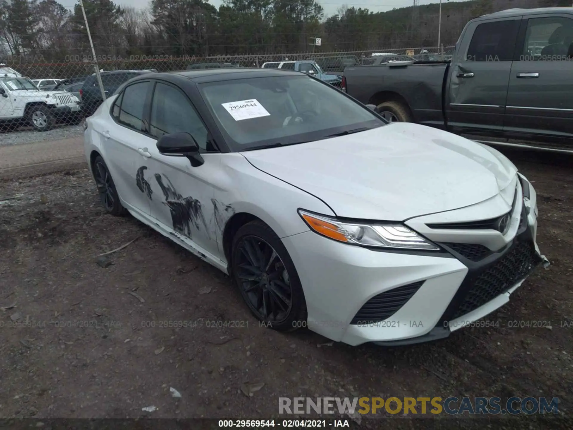 1 Photograph of a damaged car 4T1K61AK0LU371116 TOYOTA CAMRY 2020