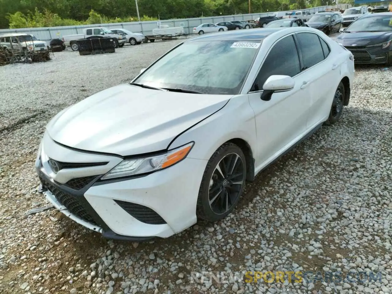 2 Photograph of a damaged car 4T1K61AK0LU379944 TOYOTA CAMRY 2020
