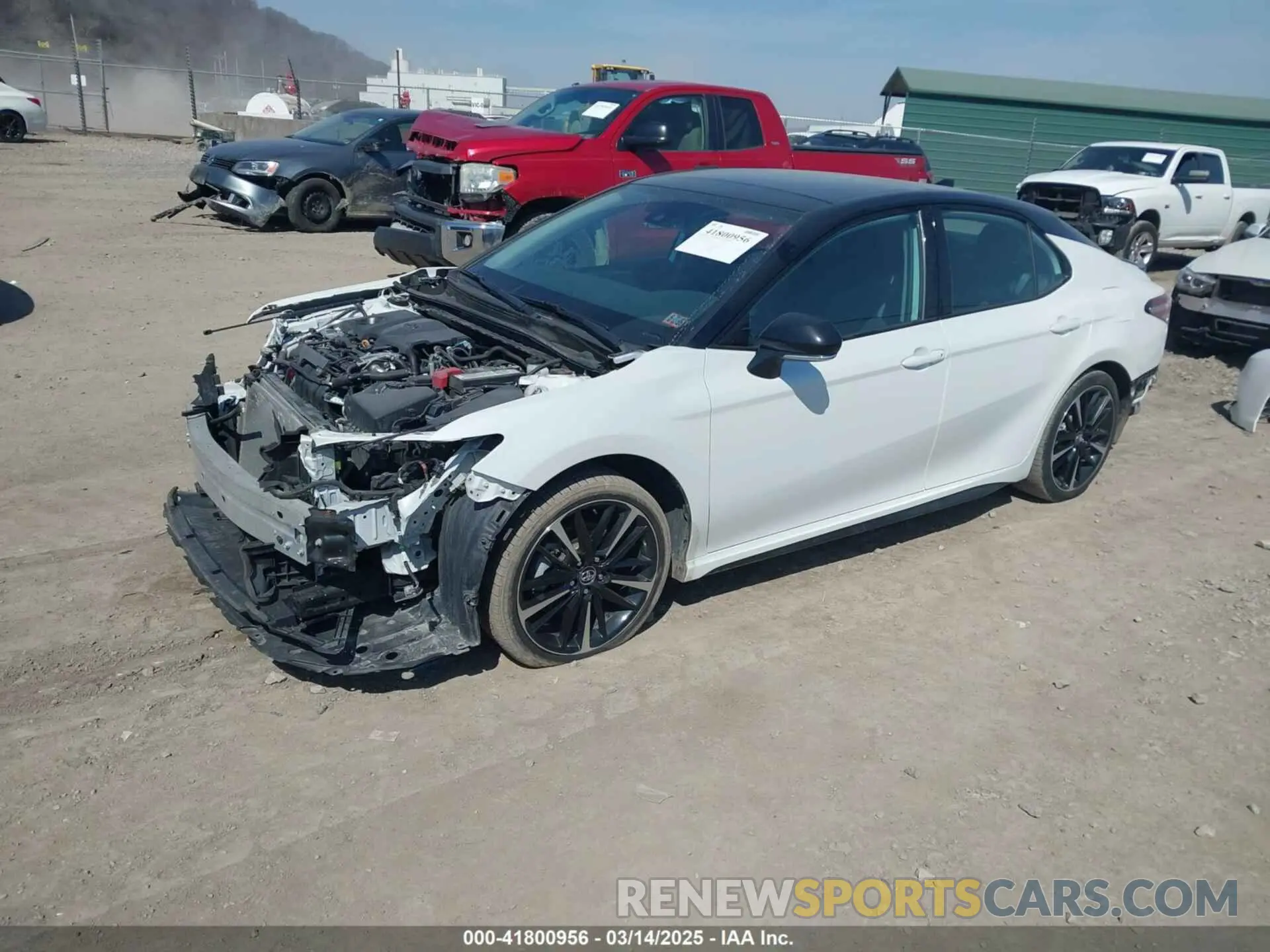 2 Photograph of a damaged car 4T1K61AK1LU317081 TOYOTA CAMRY 2020