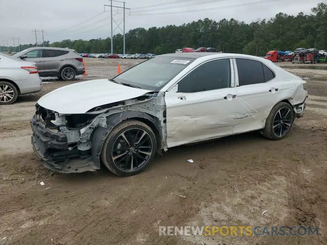 1 Photograph of a damaged car 4T1K61AK1LU378074 TOYOTA CAMRY 2020