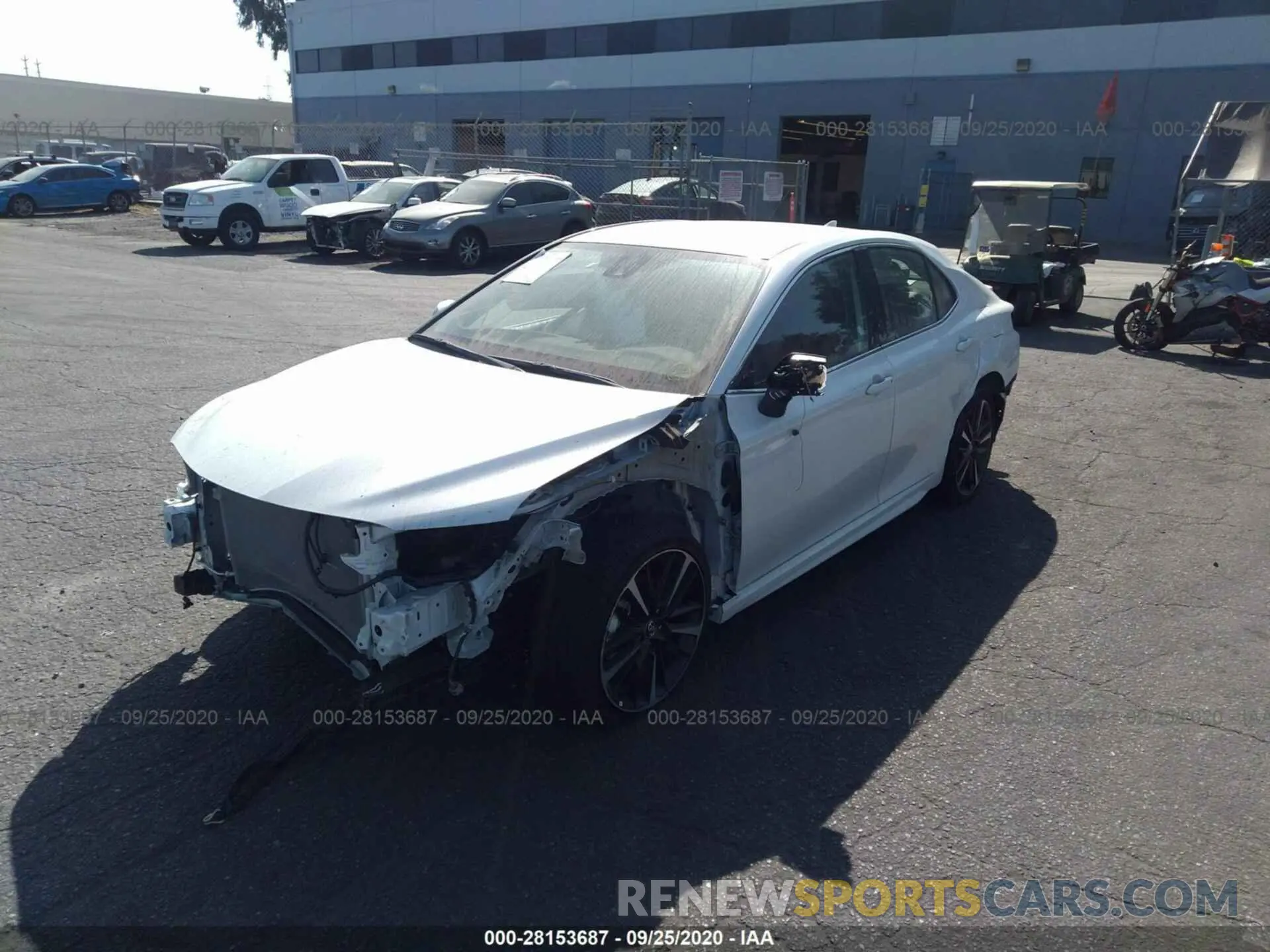 2 Photograph of a damaged car 4T1K61AK1LU912884 TOYOTA CAMRY 2020
