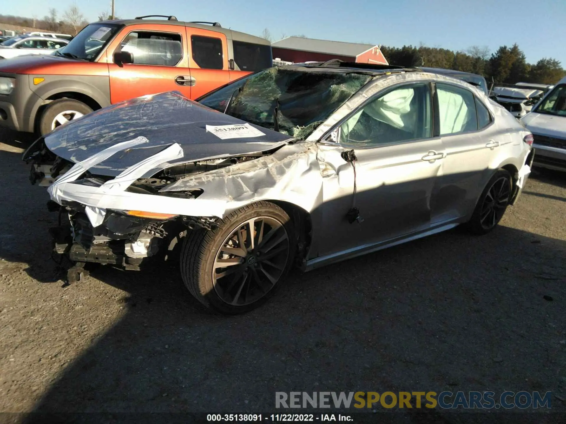 2 Фотография поврежденного автомобиля 4T1K61AK3LU303182 TOYOTA CAMRY 2020