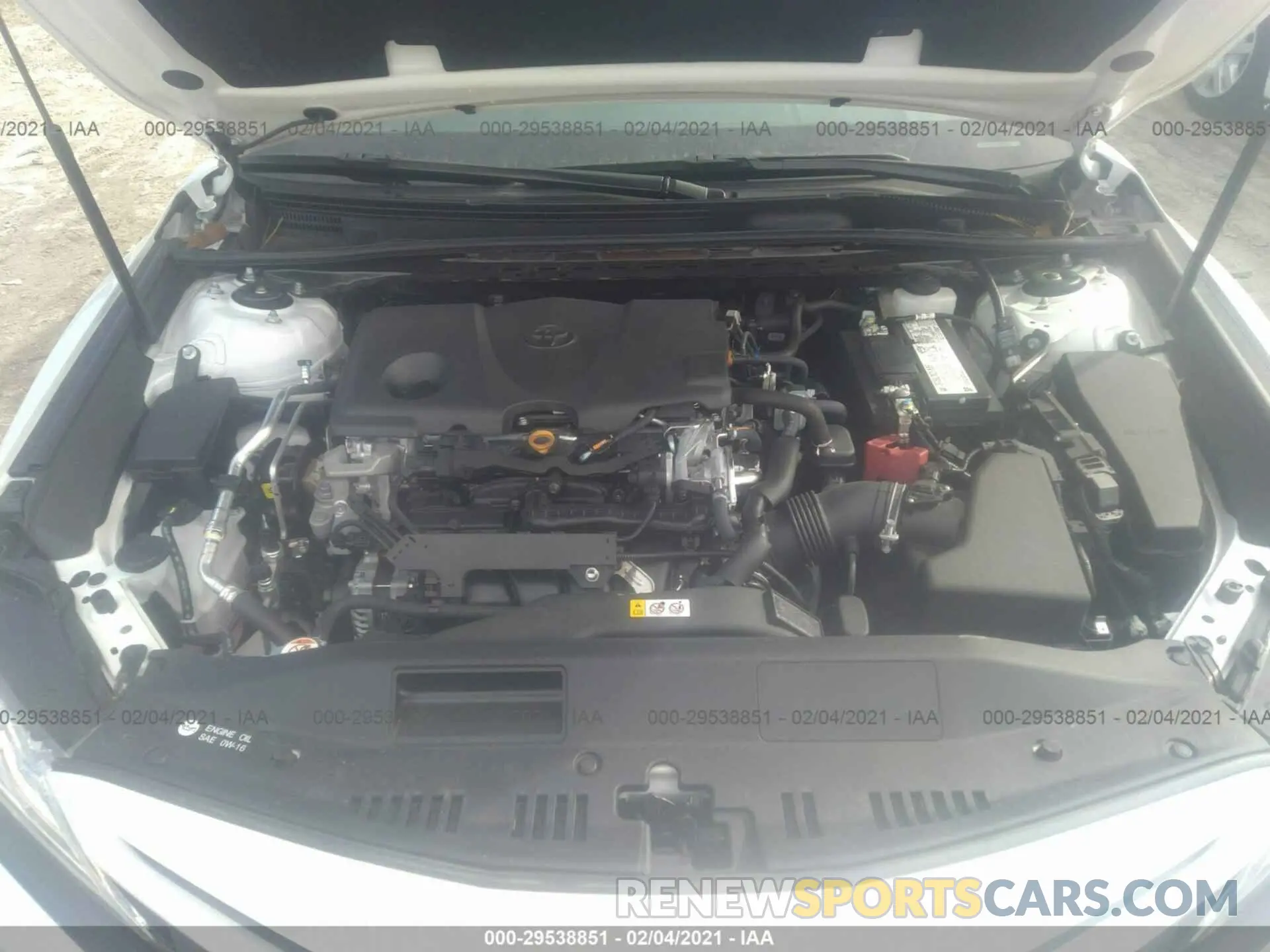 10 Photograph of a damaged car 4T1K61AK7LU367029 TOYOTA CAMRY 2020