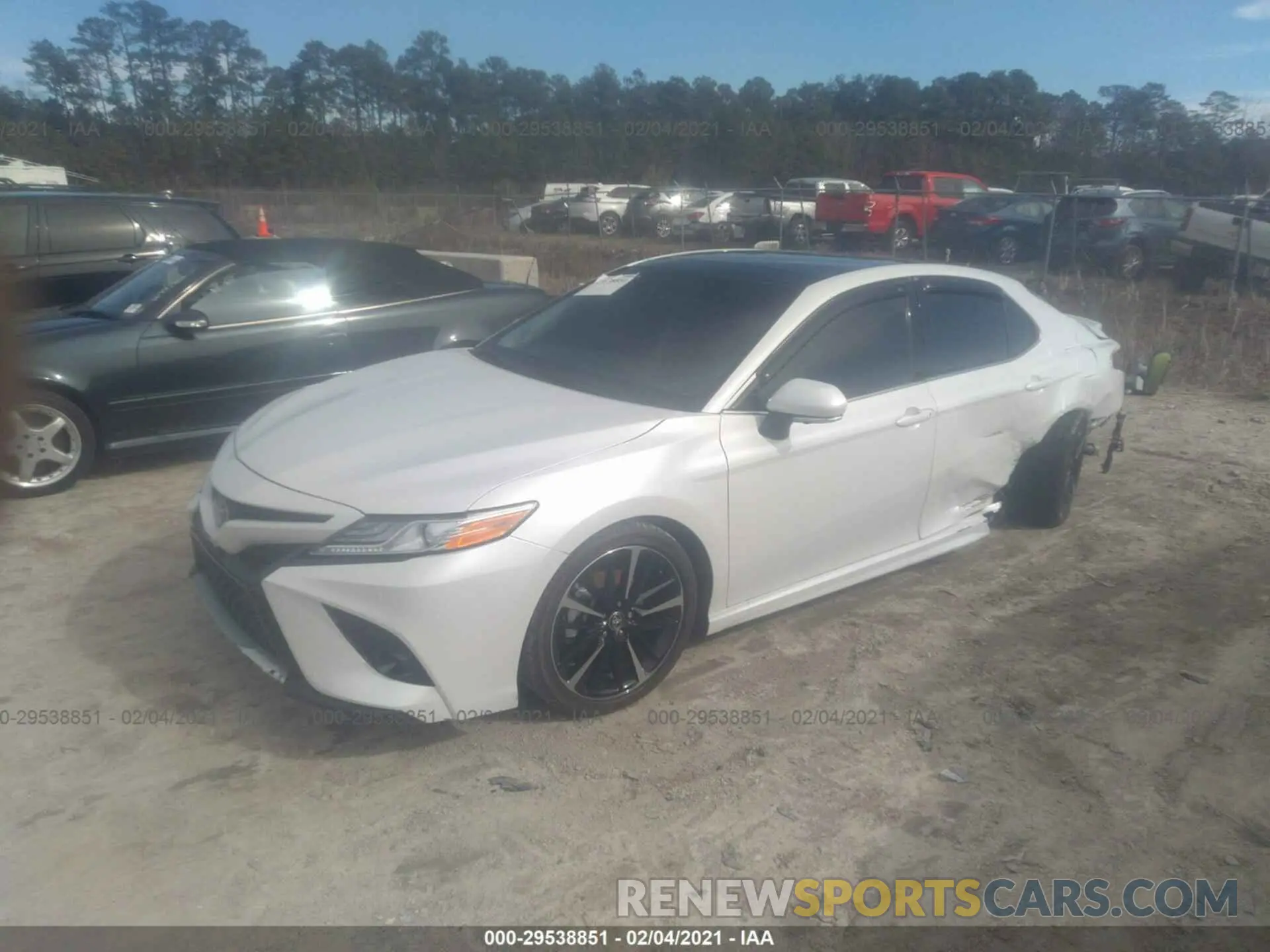 2 Photograph of a damaged car 4T1K61AK7LU367029 TOYOTA CAMRY 2020