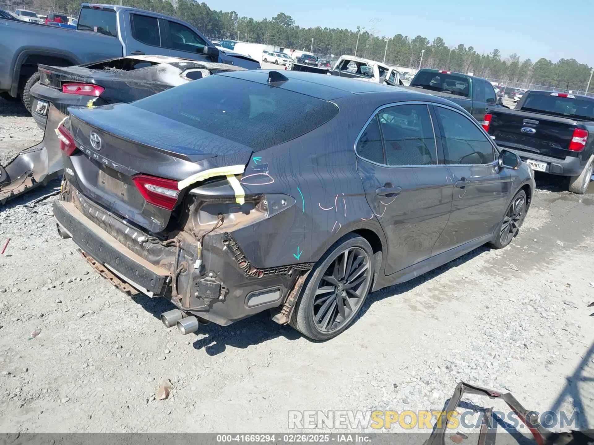 4 Фотография поврежденного автомобиля 4T1K61AK8LU955280 TOYOTA CAMRY 2020