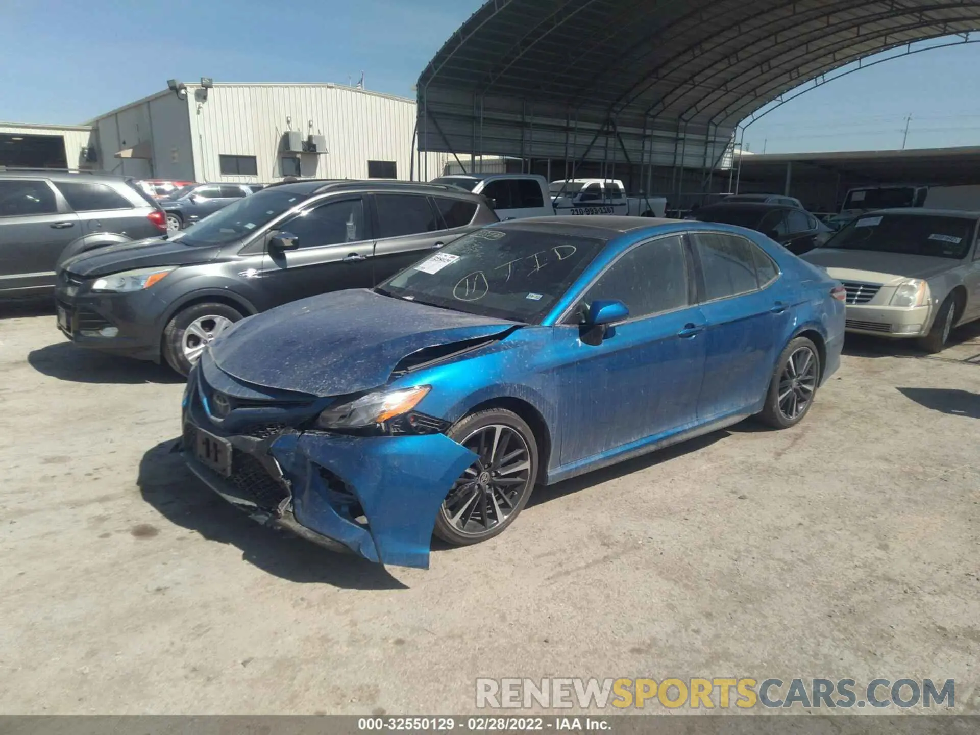 2 Photograph of a damaged car 4T1K61AK9LU396984 TOYOTA CAMRY 2020