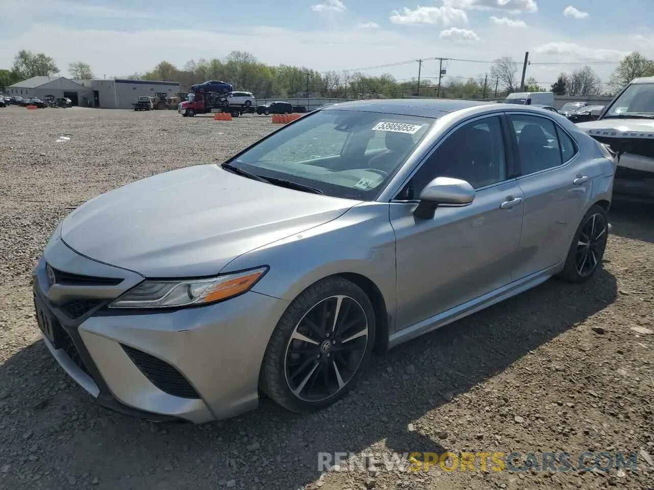 1 Photograph of a damaged car 4T1K61BK9LU008425 TOYOTA CAMRY 2020