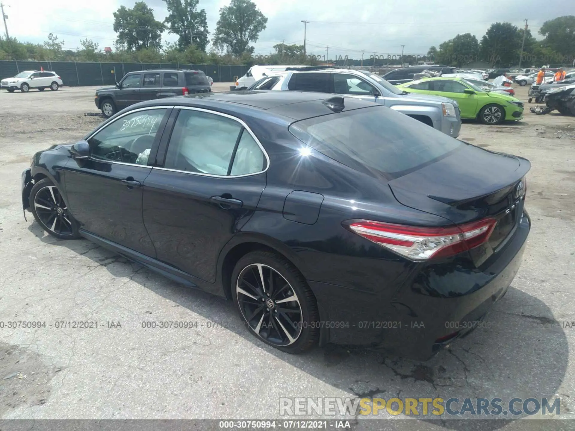 3 Photograph of a damaged car 4T1K61BKXLU009227 TOYOTA CAMRY 2020