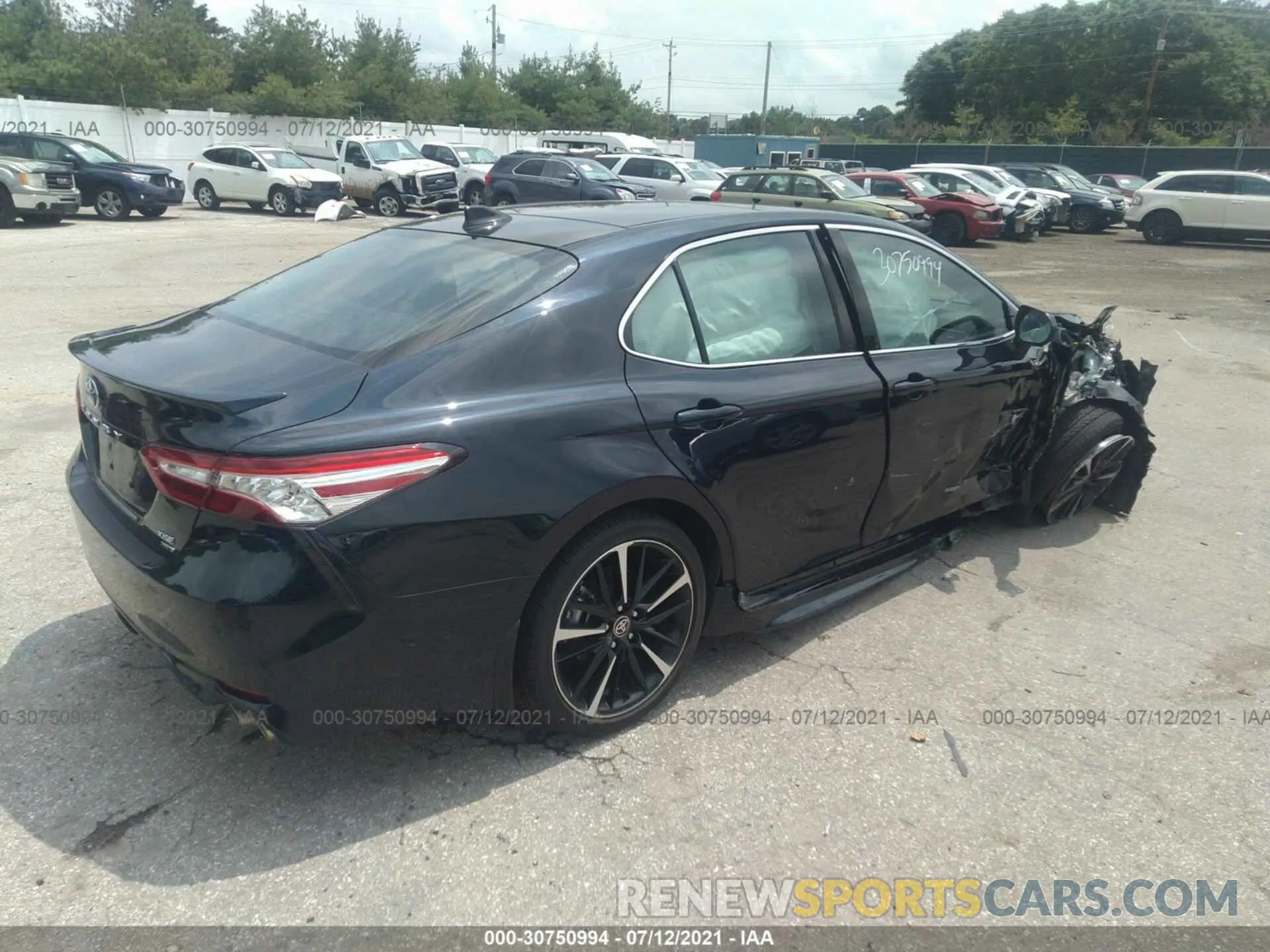 4 Photograph of a damaged car 4T1K61BKXLU009227 TOYOTA CAMRY 2020