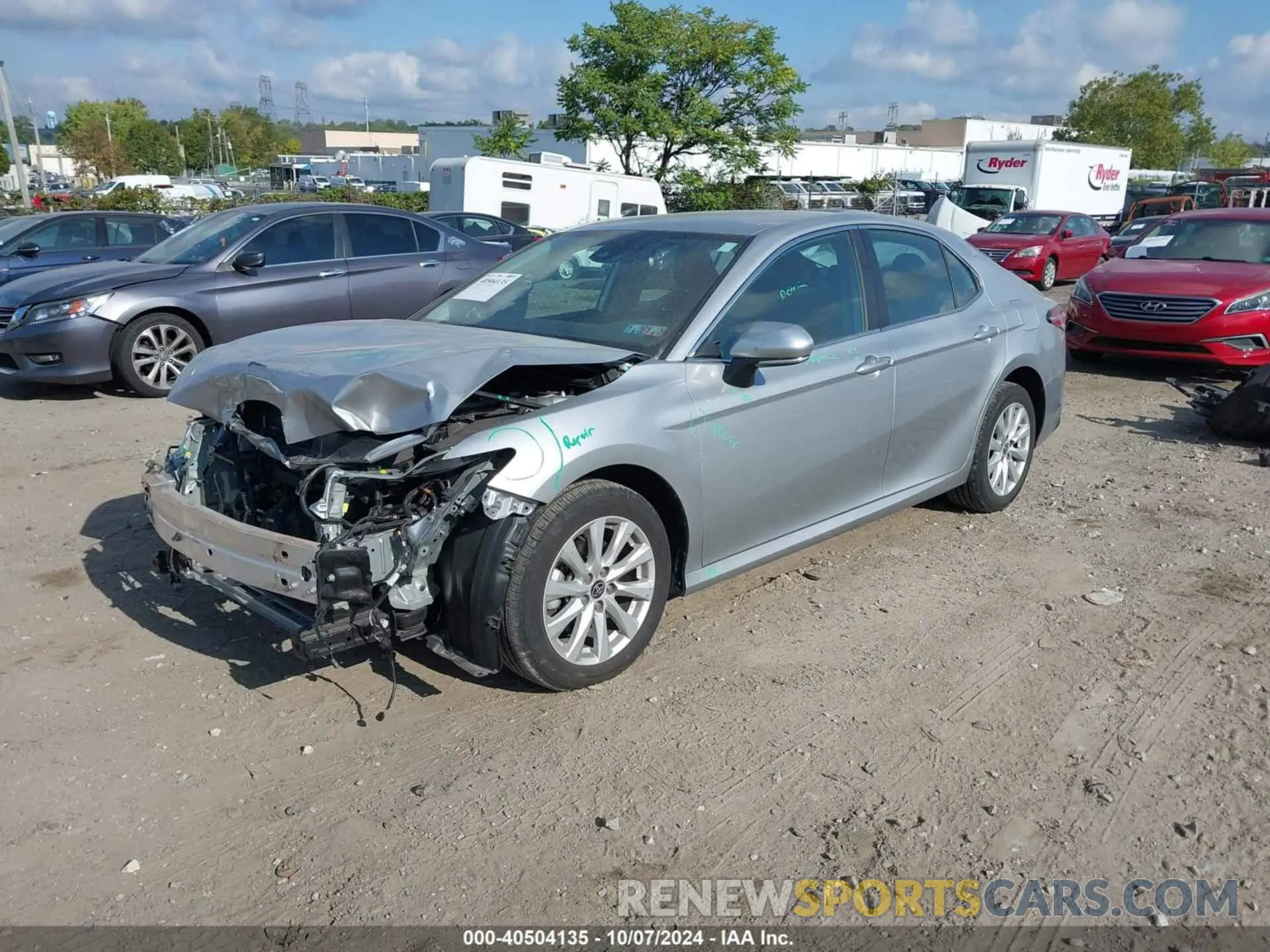 2 Фотография поврежденного автомобиля 4T1L11BK2LU006115 TOYOTA CAMRY 2020