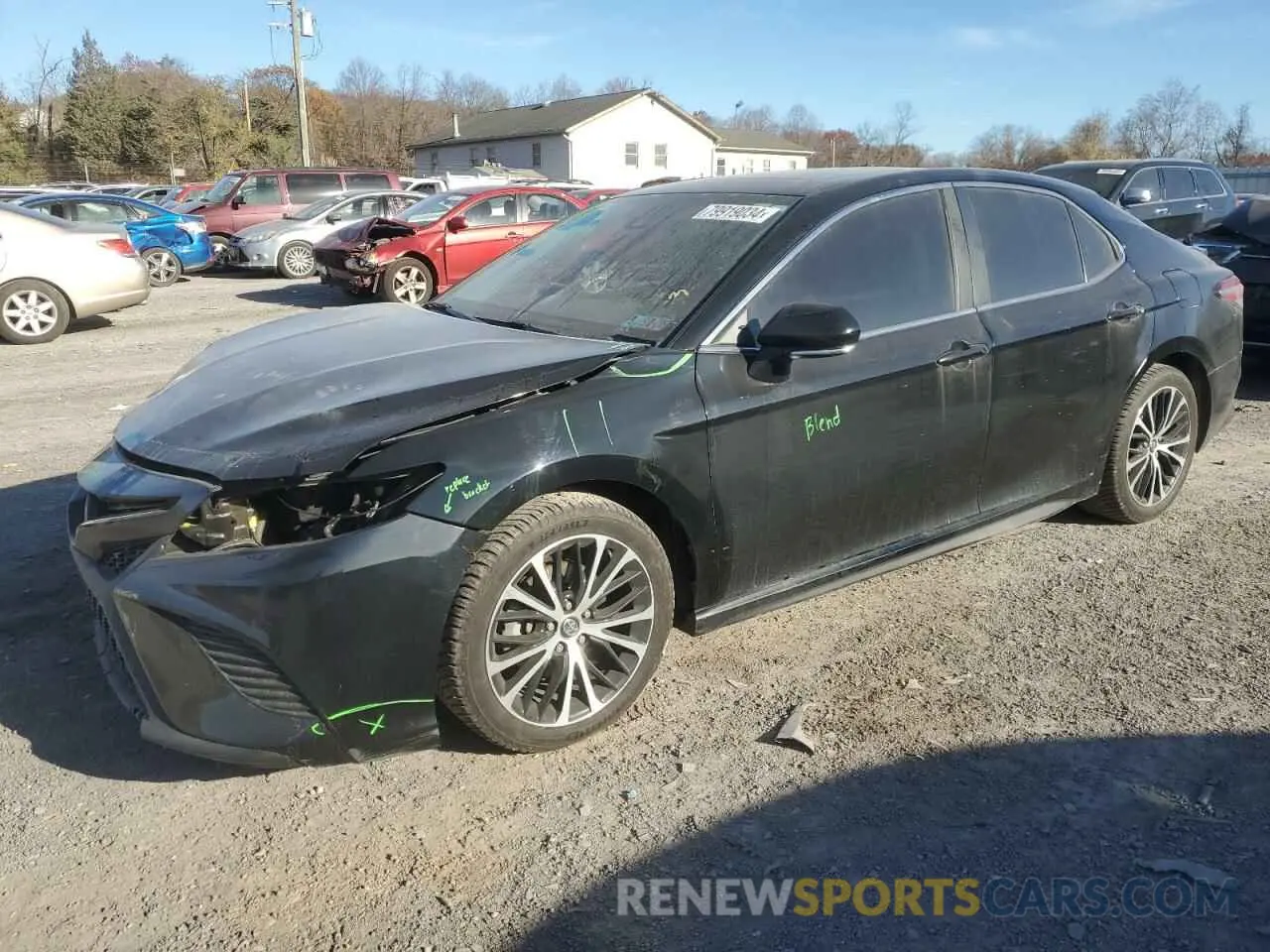 1 Photograph of a damaged car 4T1M11AKXLU308290 TOYOTA CAMRY 2020