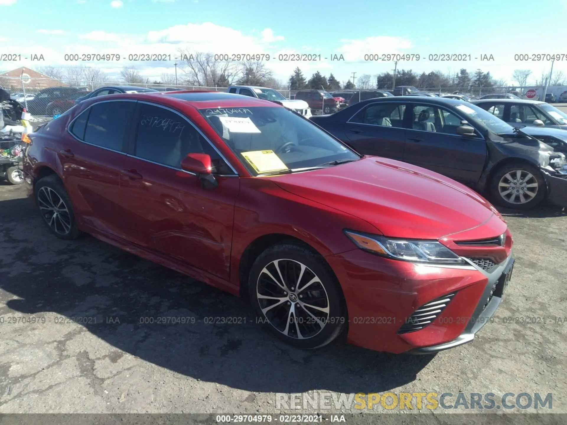 1 Photograph of a damaged car 4T1M11BK0LU003492 TOYOTA CAMRY 2020