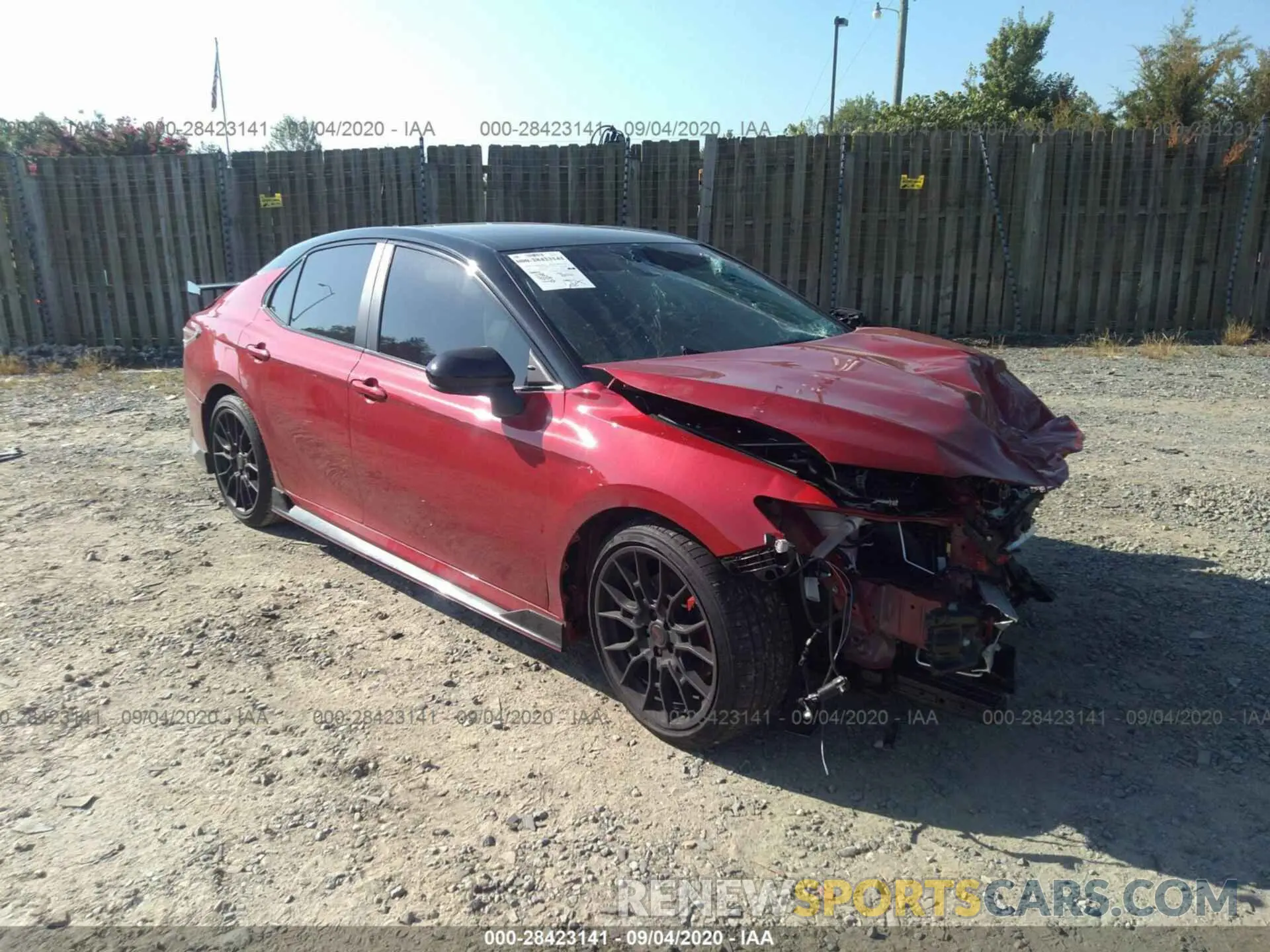 1 Photograph of a damaged car 4T1NZ1AK3LU035495 TOYOTA CAMRY 2020