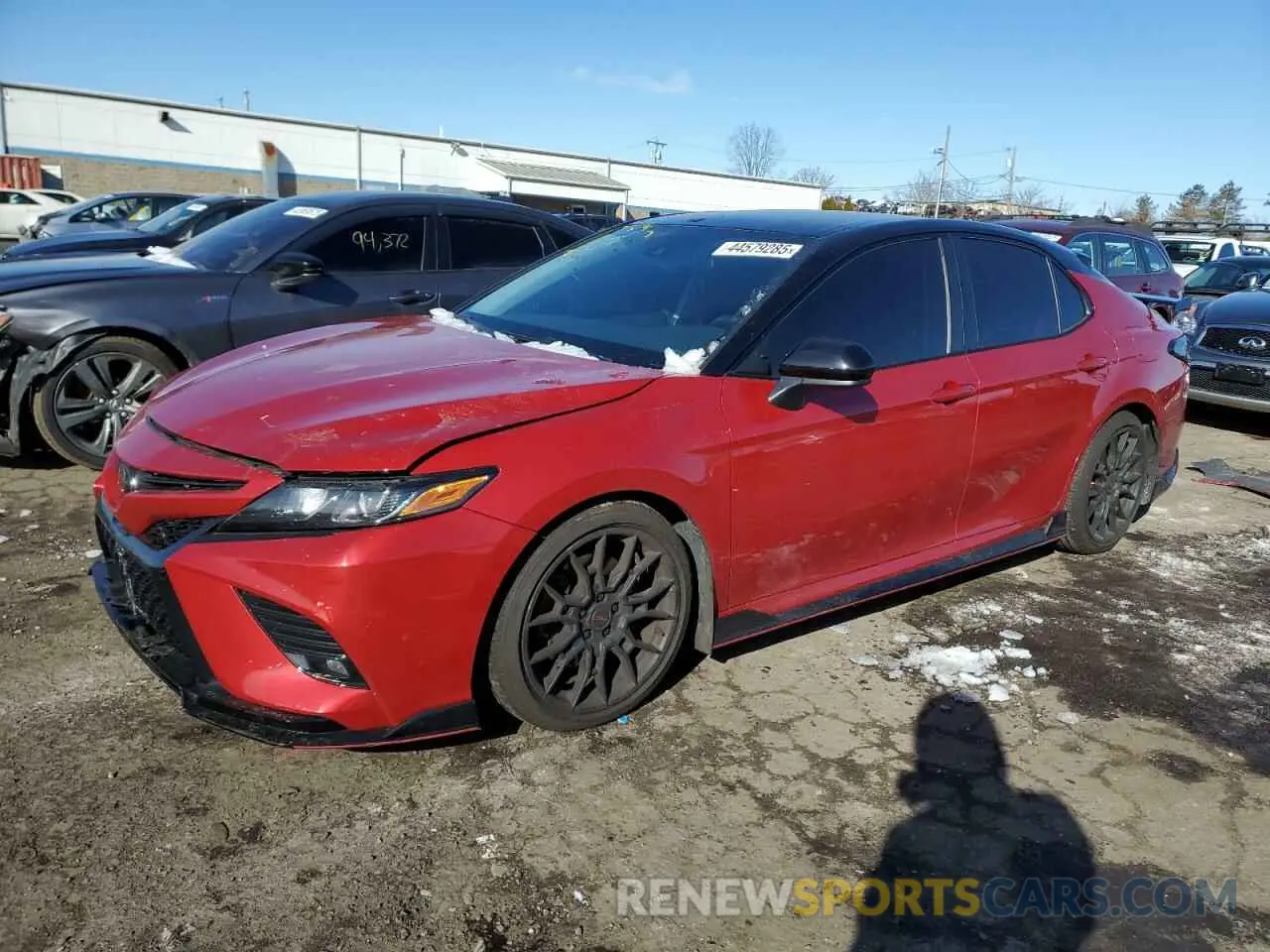 1 Photograph of a damaged car 4T1NZ1AK4LU037417 TOYOTA CAMRY 2020