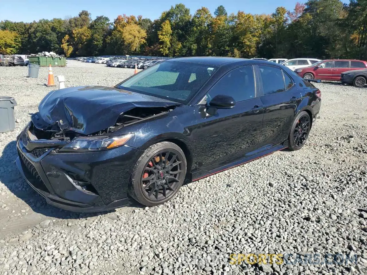 1 Photograph of a damaged car 4T1NZ1AK4LU046649 TOYOTA CAMRY 2020
