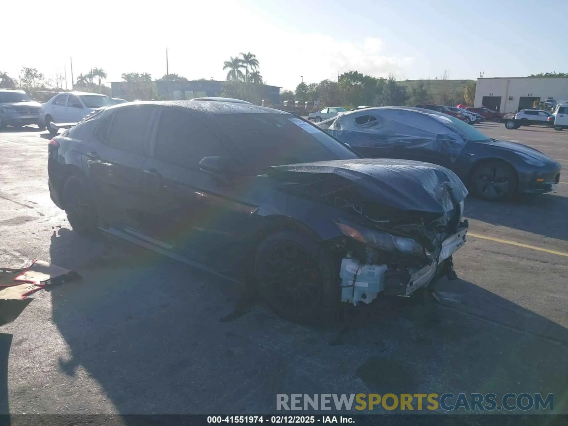 1 Photograph of a damaged car 4T1NZ1AK9LU038935 TOYOTA CAMRY 2020