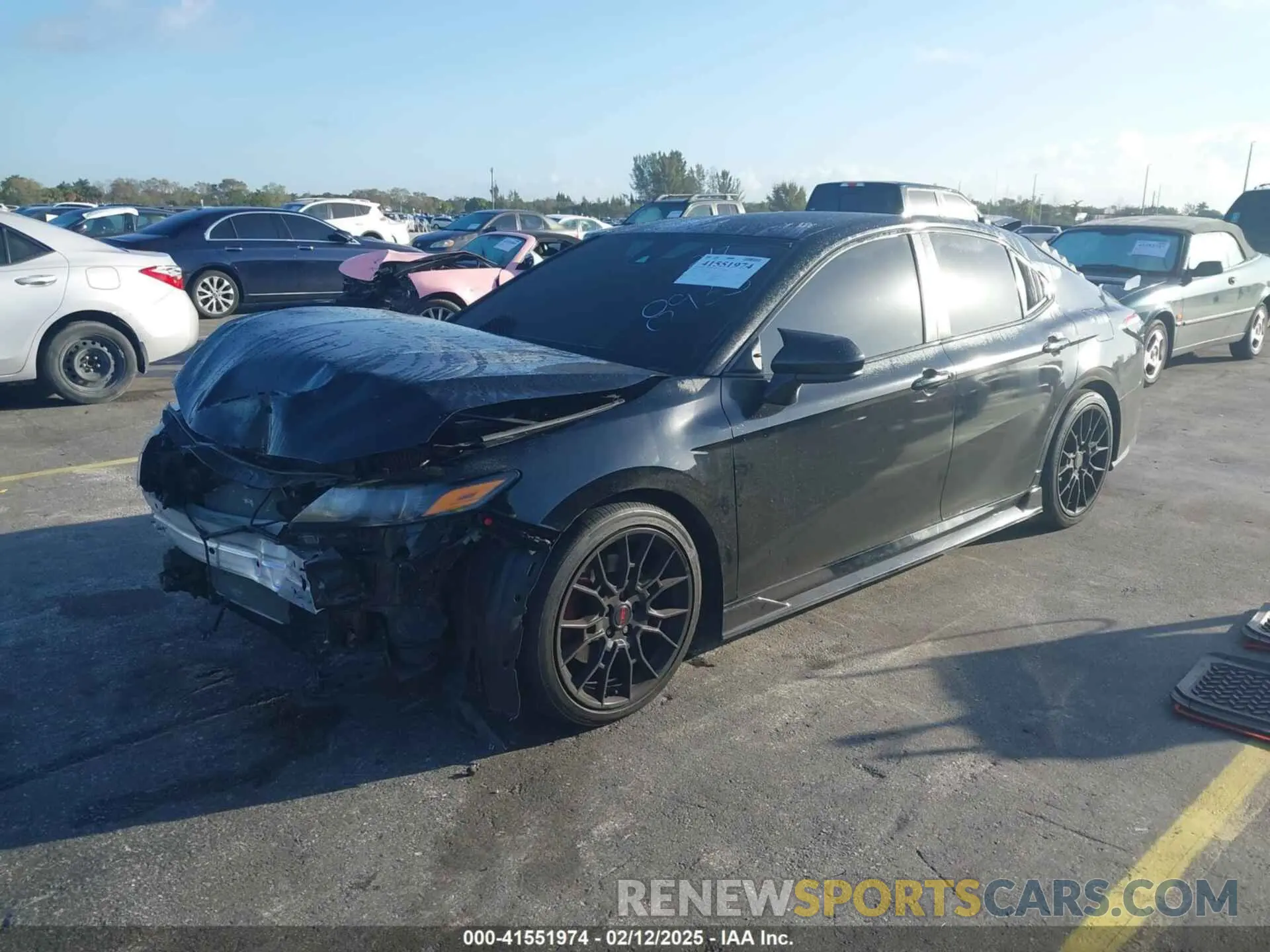 2 Photograph of a damaged car 4T1NZ1AK9LU038935 TOYOTA CAMRY 2020