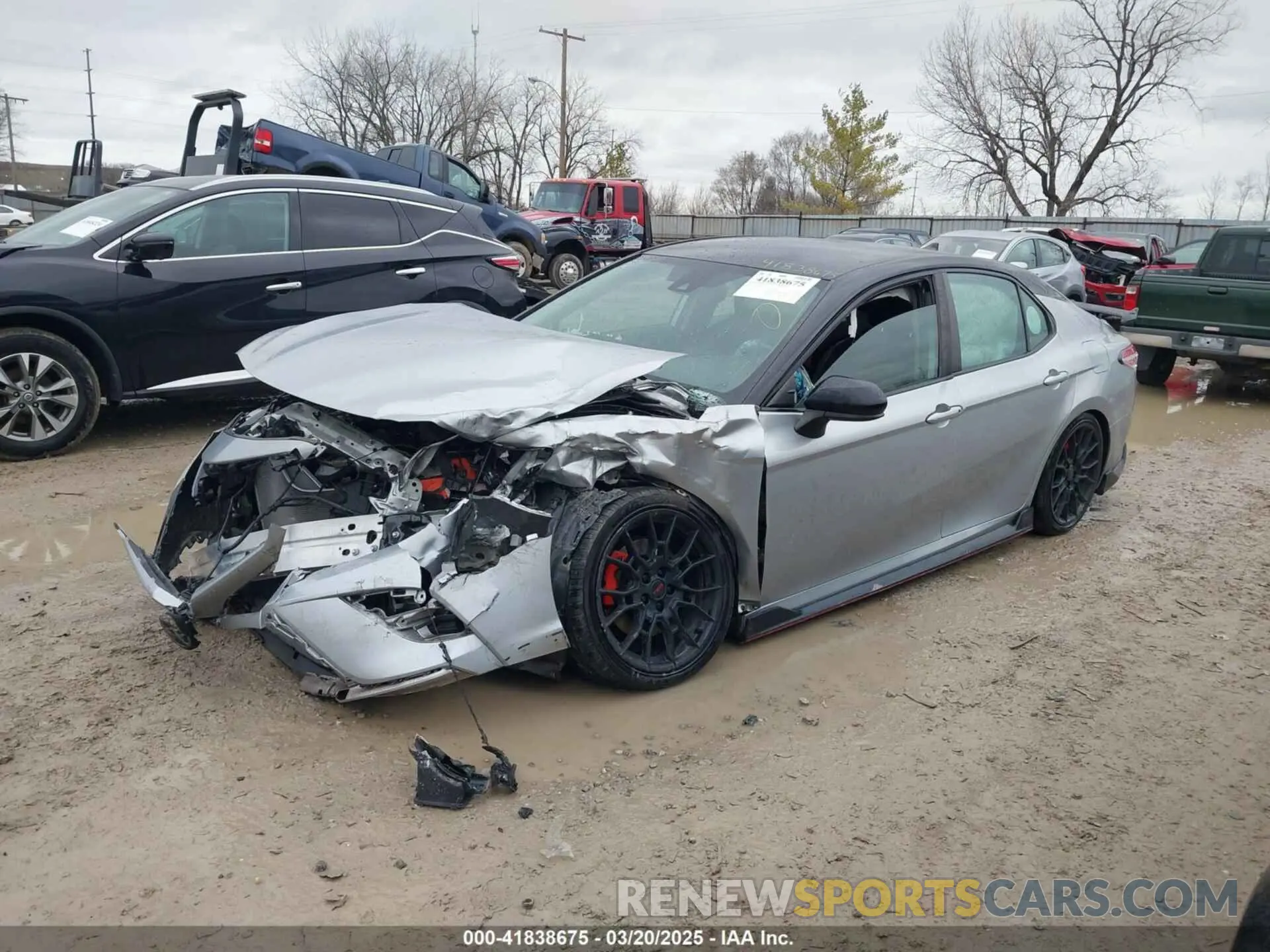 2 Photograph of a damaged car 4T1NZ1AKXLU043917 TOYOTA CAMRY 2020