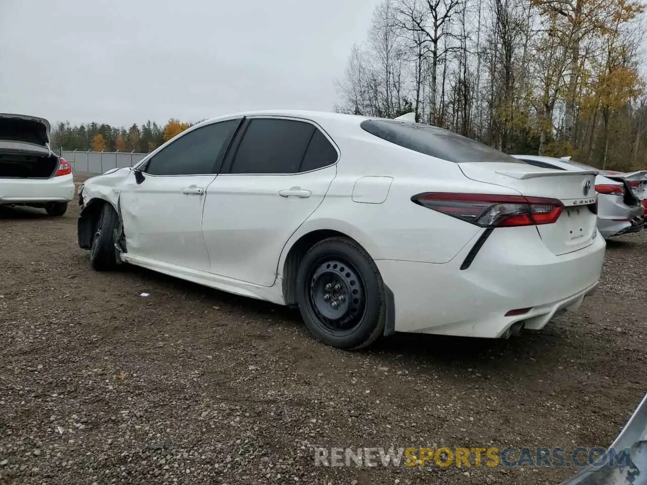 2 Photograph of a damaged car 4T1B21HK3MU015956 TOYOTA CAMRY 2021