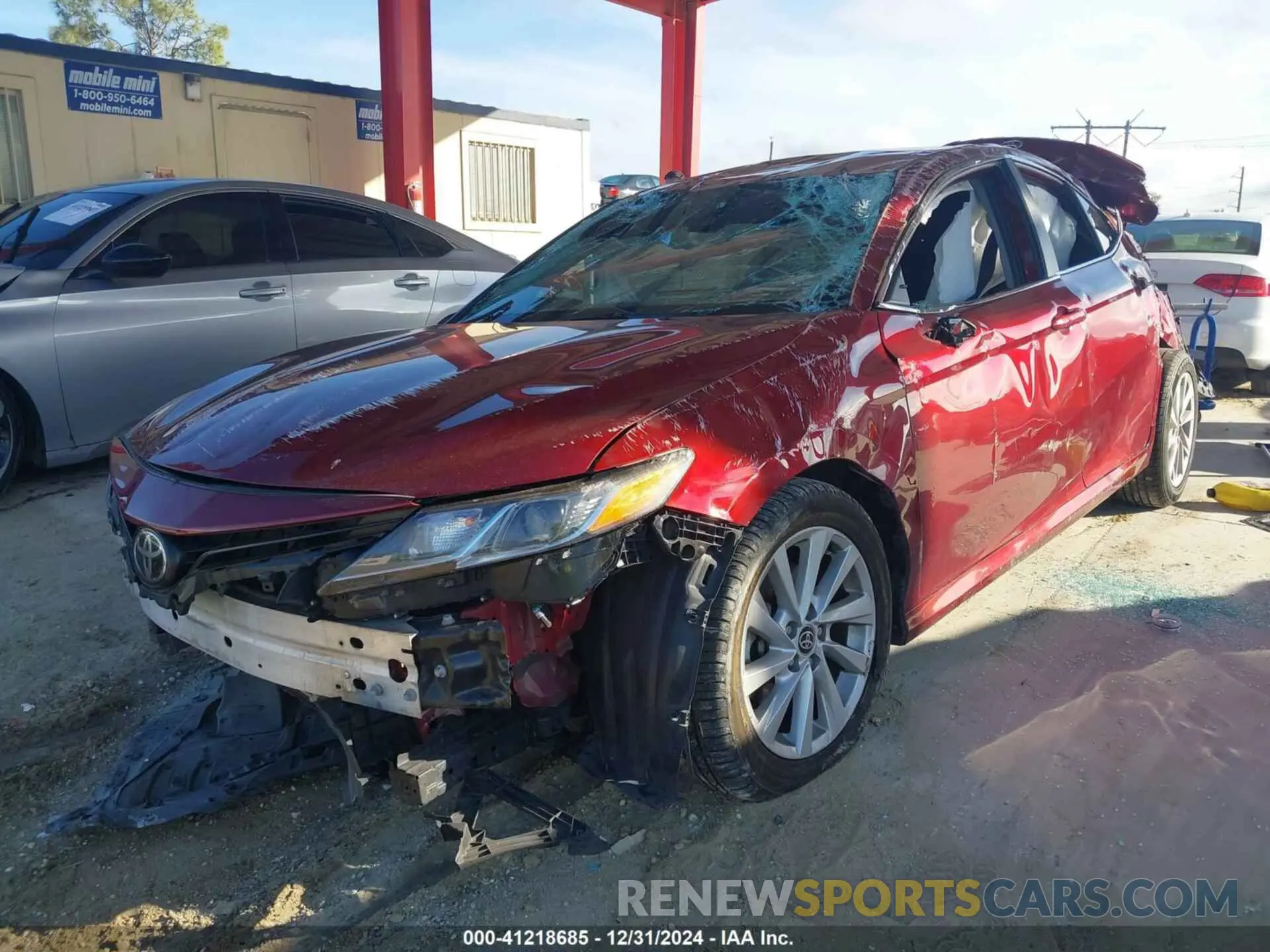 2 Photograph of a damaged car 4T1C11AK0MU466778 TOYOTA CAMRY 2021