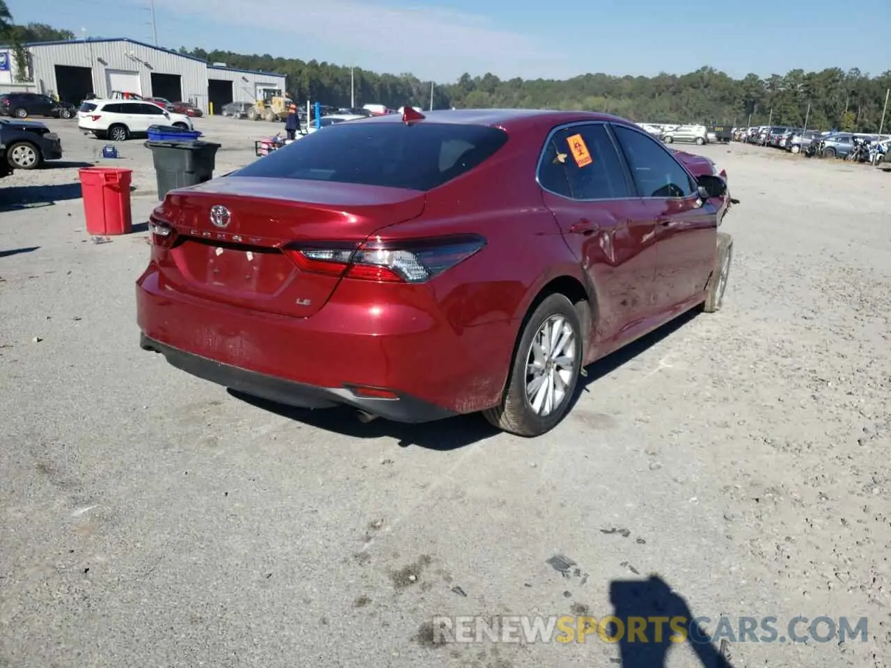 4 Photograph of a damaged car 4T1C11AK0MU487386 TOYOTA CAMRY 2021