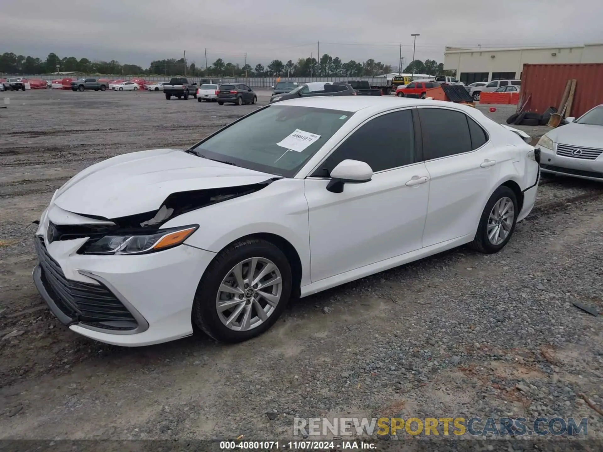 2 Photograph of a damaged car 4T1C11AK2MU545501 TOYOTA CAMRY 2021