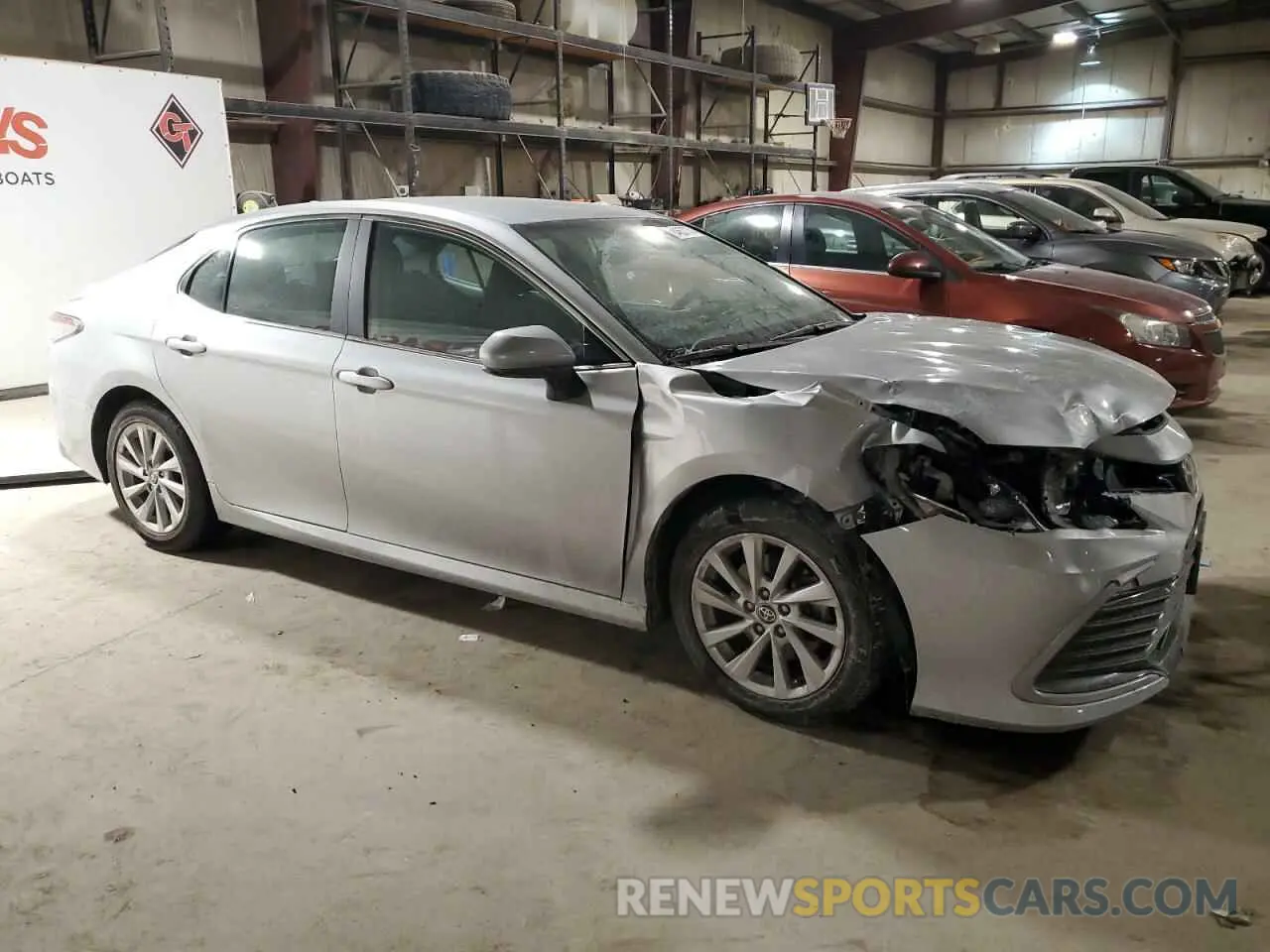 4 Photograph of a damaged car 4T1C11AK2MU605034 TOYOTA CAMRY 2021