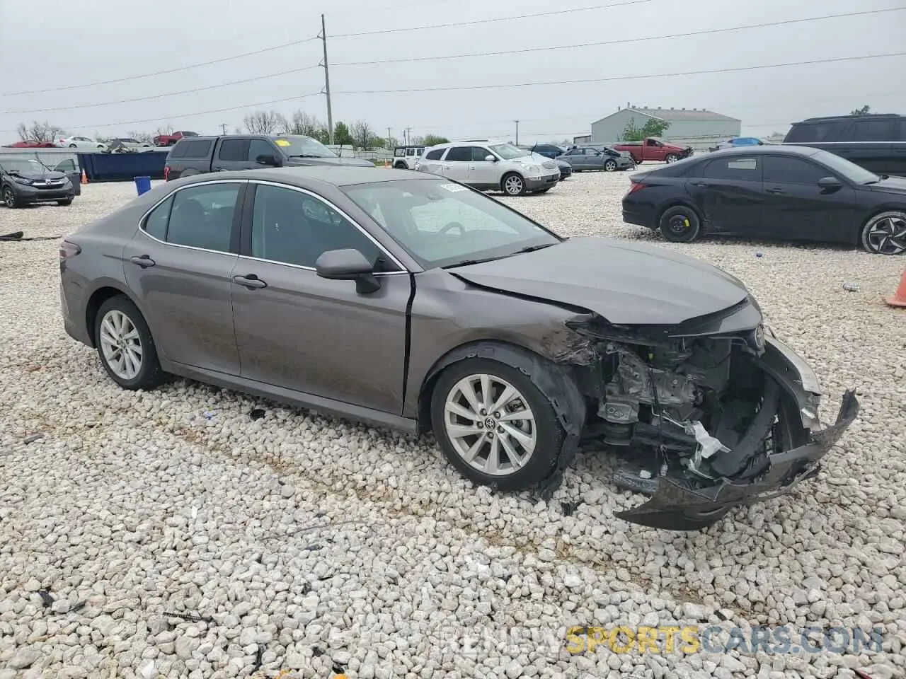 4 Photograph of a damaged car 4T1C11AK3MU433323 TOYOTA CAMRY 2021