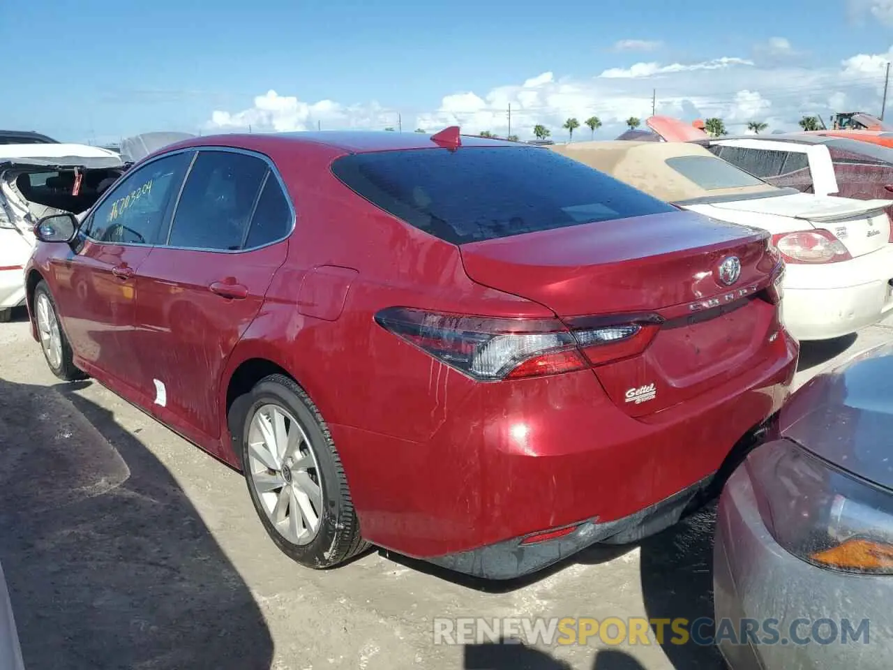 2 Photograph of a damaged car 4T1C11AK3MU457783 TOYOTA CAMRY 2021