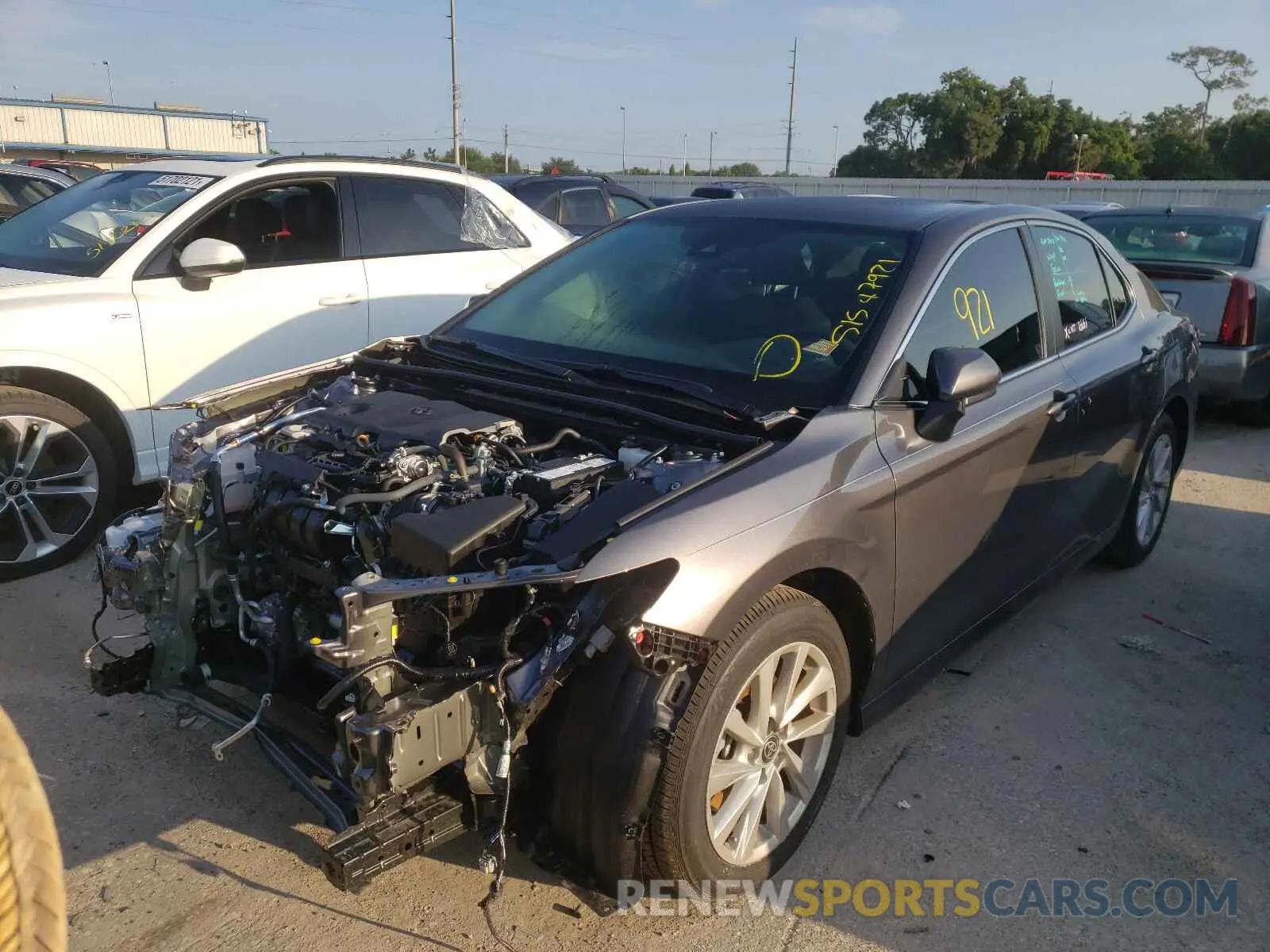 2 Photograph of a damaged car 4T1C11AK3MU470582 TOYOTA CAMRY 2021