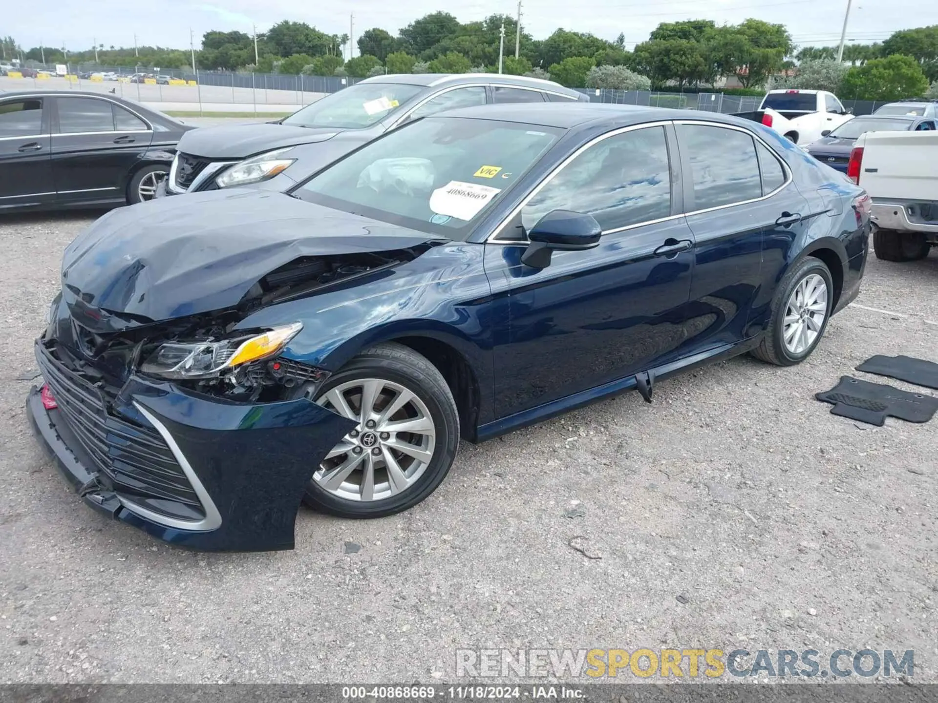 2 Photograph of a damaged car 4T1C11AK3MU553753 TOYOTA CAMRY 2021