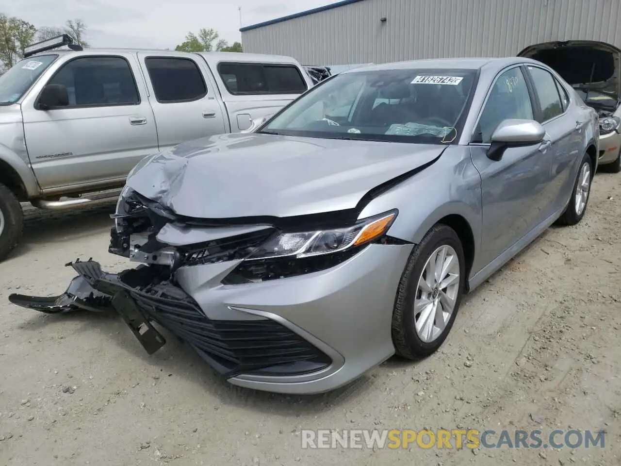 2 Photograph of a damaged car 4T1C11AK3MU600604 TOYOTA CAMRY 2021