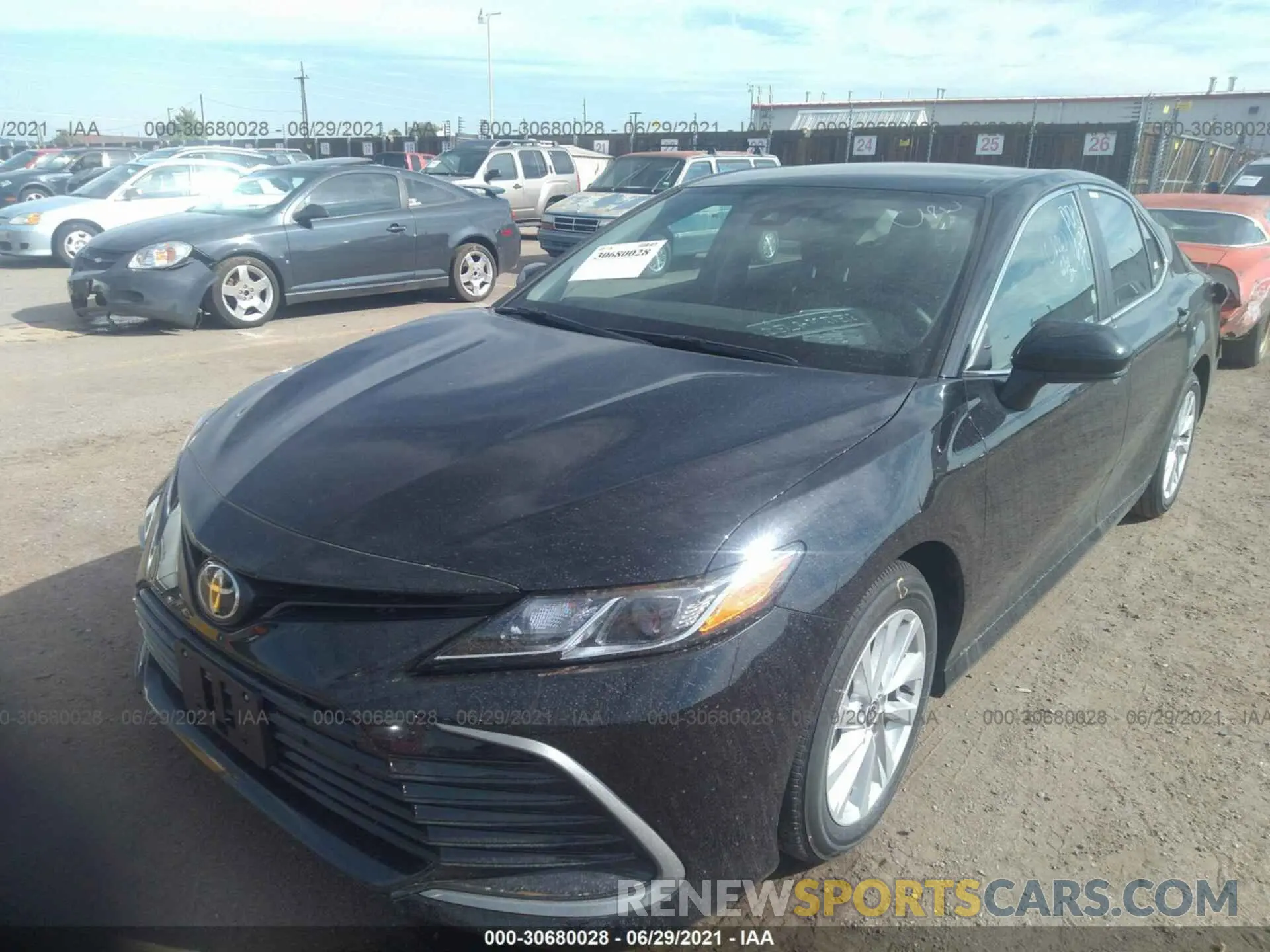 2 Photograph of a damaged car 4T1C11AK4MU588866 TOYOTA CAMRY 2021