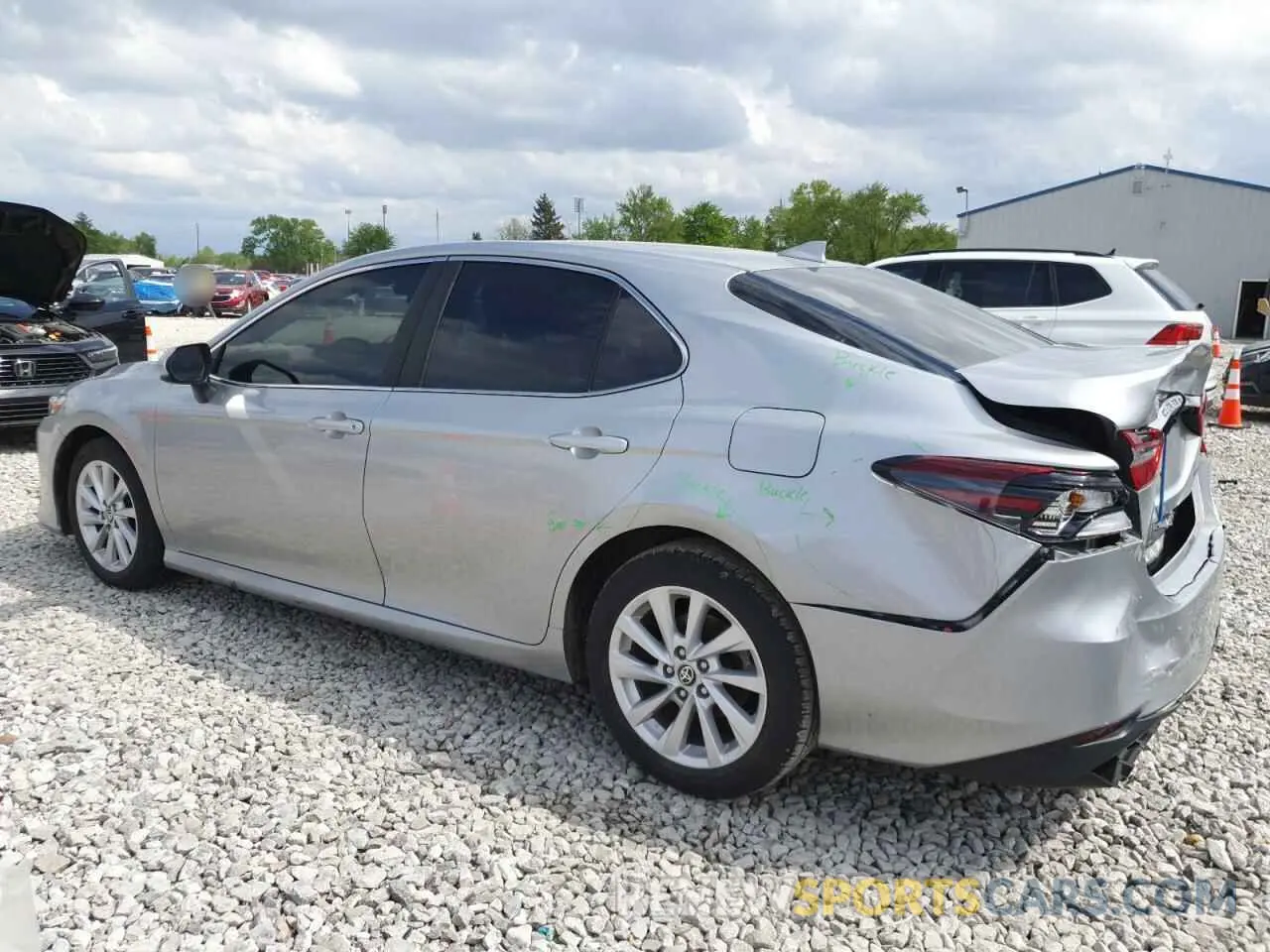 2 Photograph of a damaged car 4T1C11AK5MU457977 TOYOTA CAMRY 2021