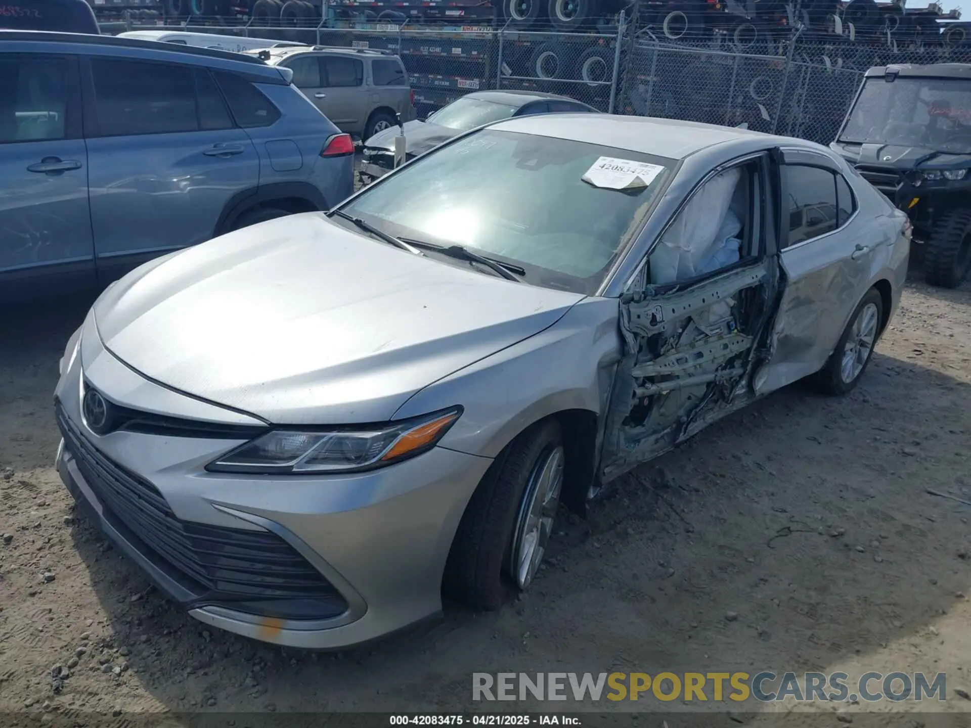 2 Photograph of a damaged car 4T1C11AK6MU443408 TOYOTA CAMRY 2021