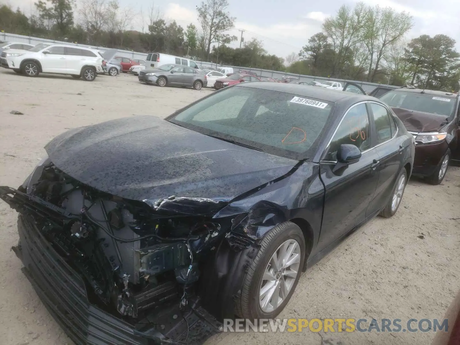 2 Photograph of a damaged car 4T1C11AK6MU535019 TOYOTA CAMRY 2021