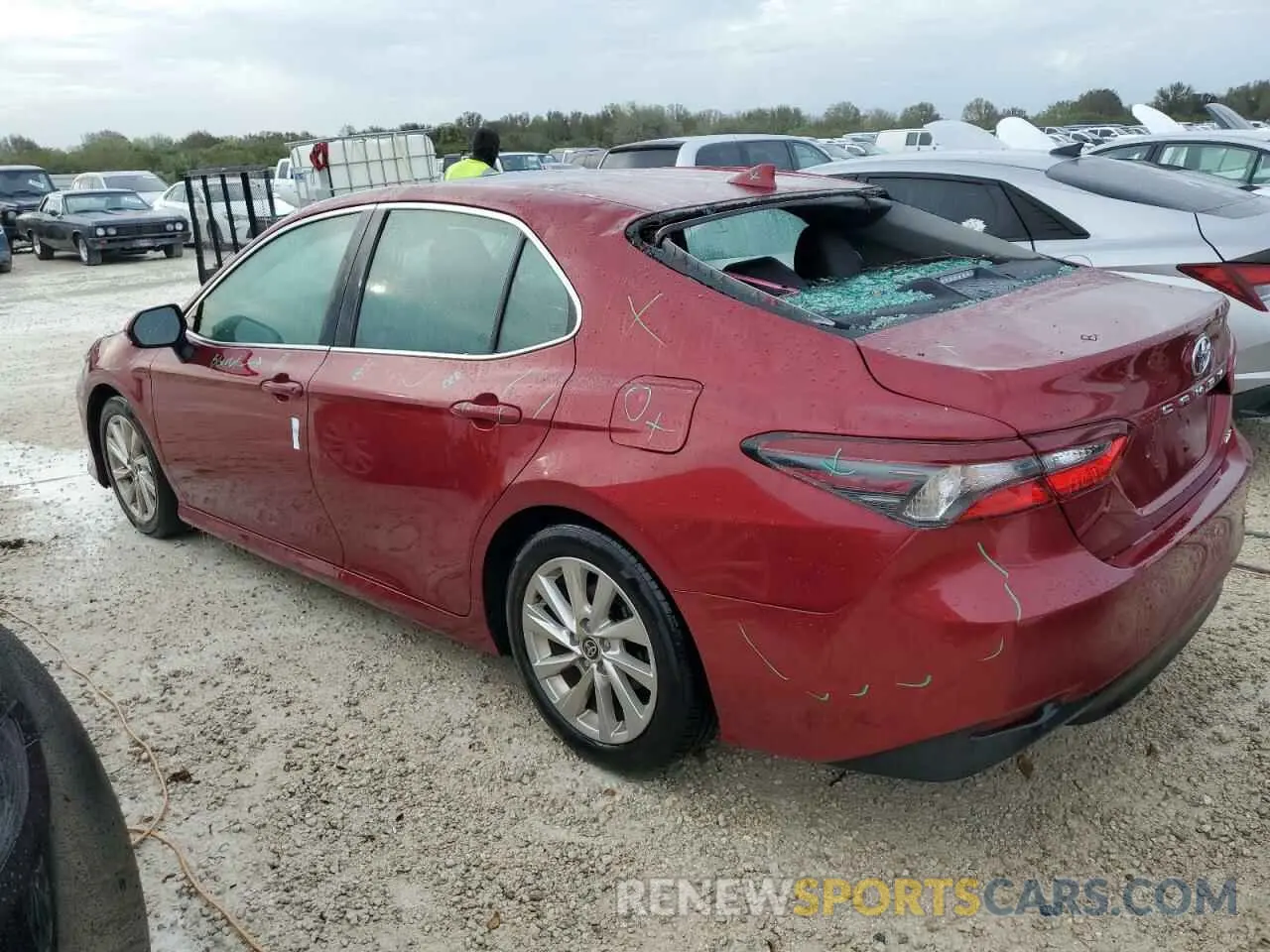 2 Фотография поврежденного автомобиля 4T1C11AK6MU552757 TOYOTA CAMRY 2021