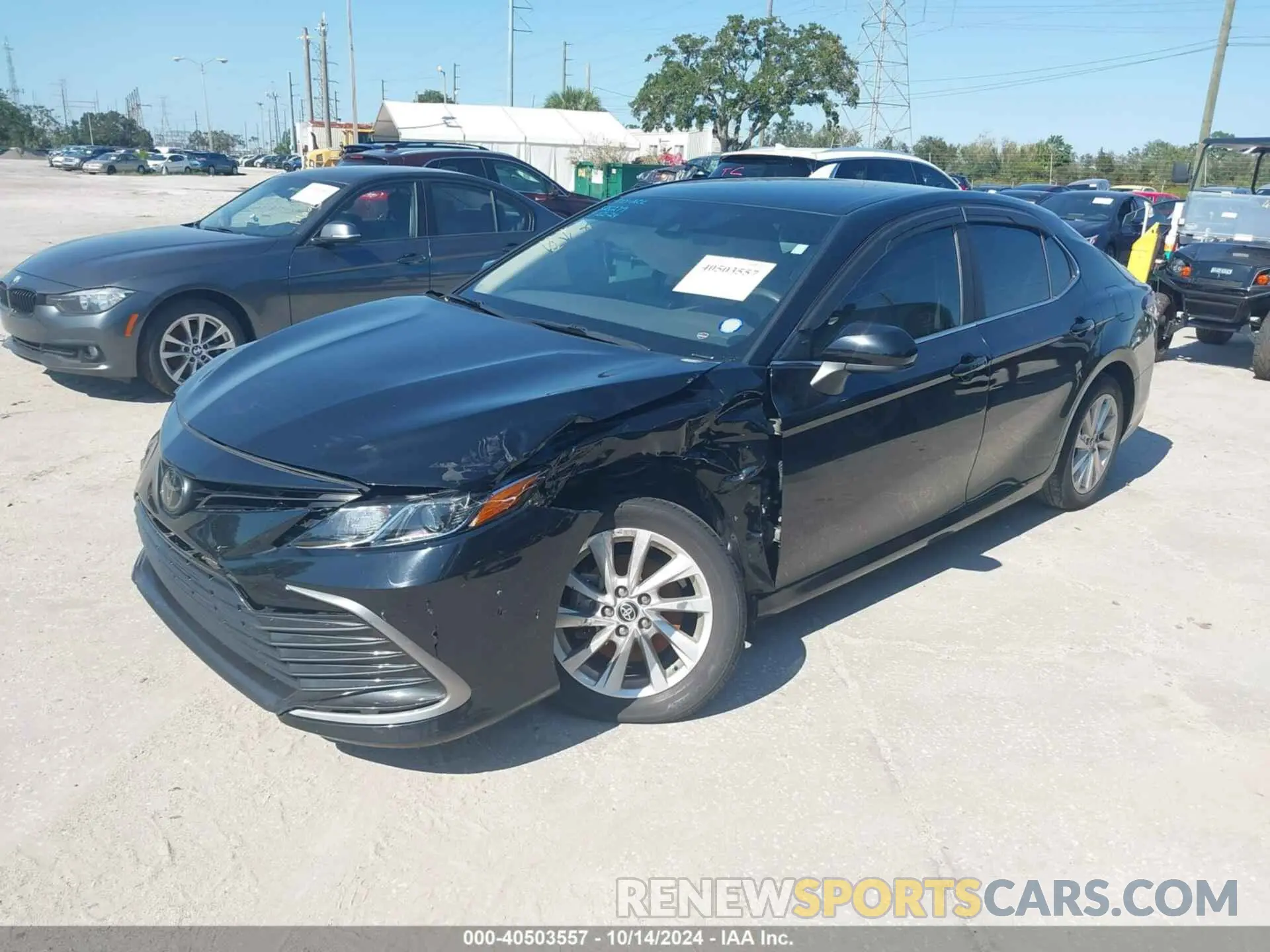 2 Photograph of a damaged car 4T1C11AK6MU563015 TOYOTA CAMRY 2021