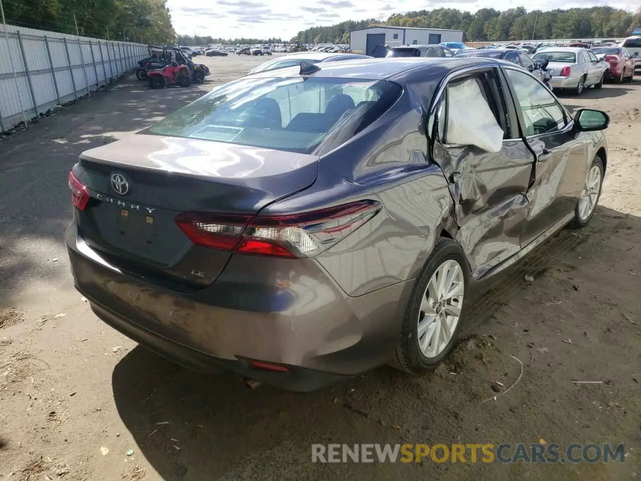 4 Photograph of a damaged car 4T1C11AK6MU594992 TOYOTA CAMRY 2021
