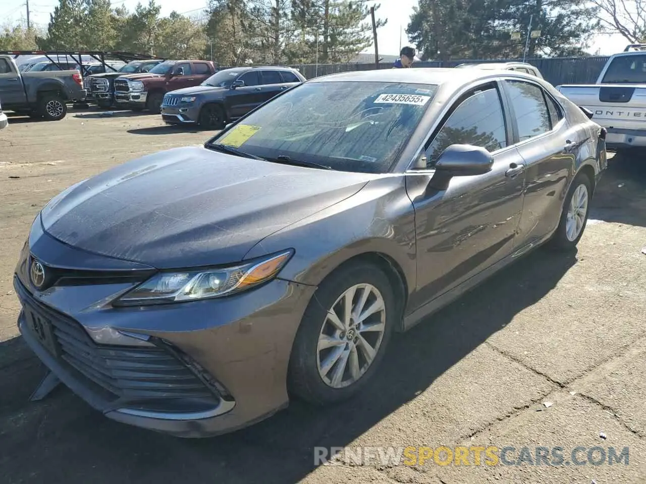1 Photograph of a damaged car 4T1C11AK6MU598296 TOYOTA CAMRY 2021
