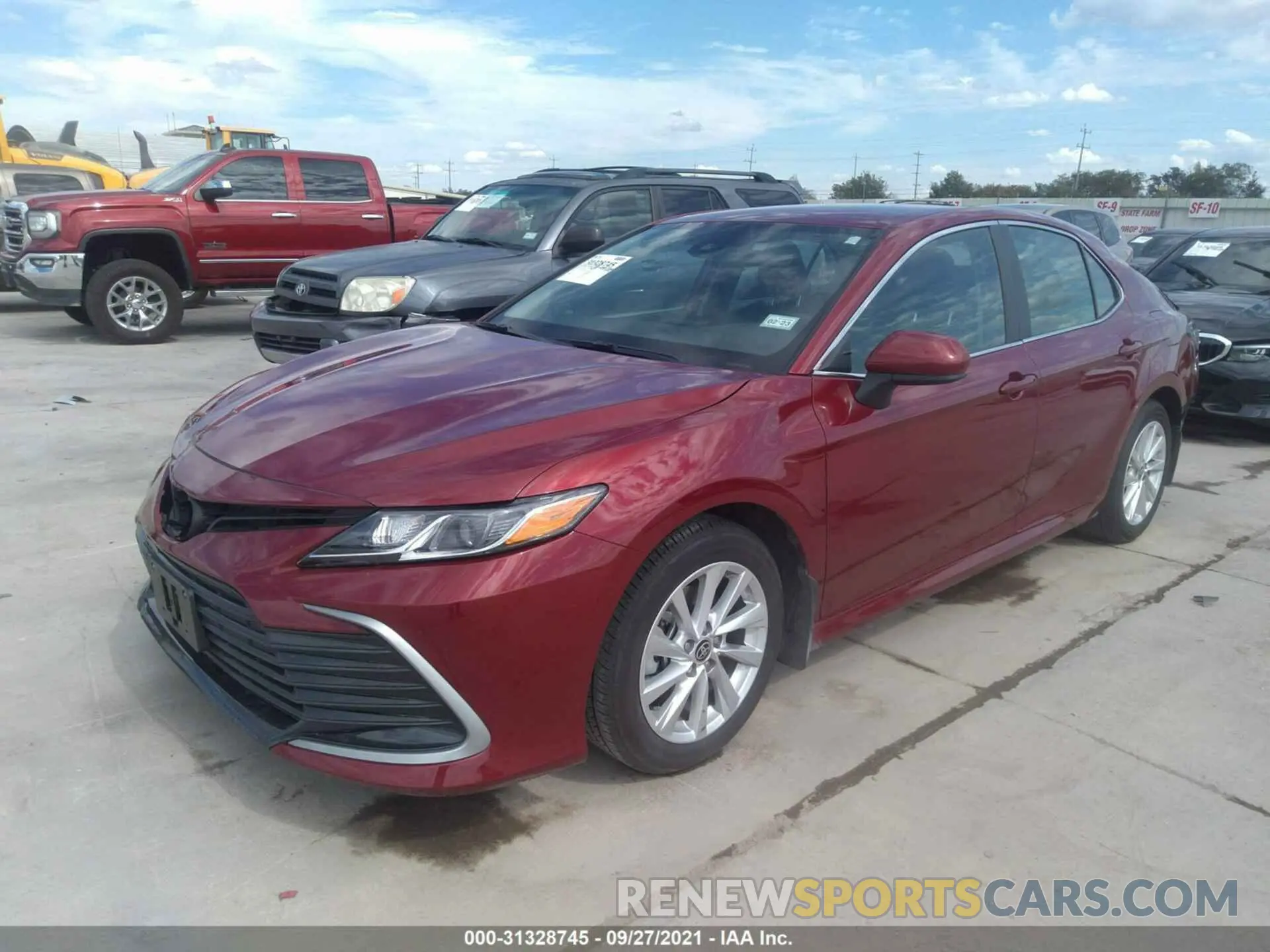 2 Фотография поврежденного автомобиля 4T1C11AK7MU437343 TOYOTA CAMRY 2021