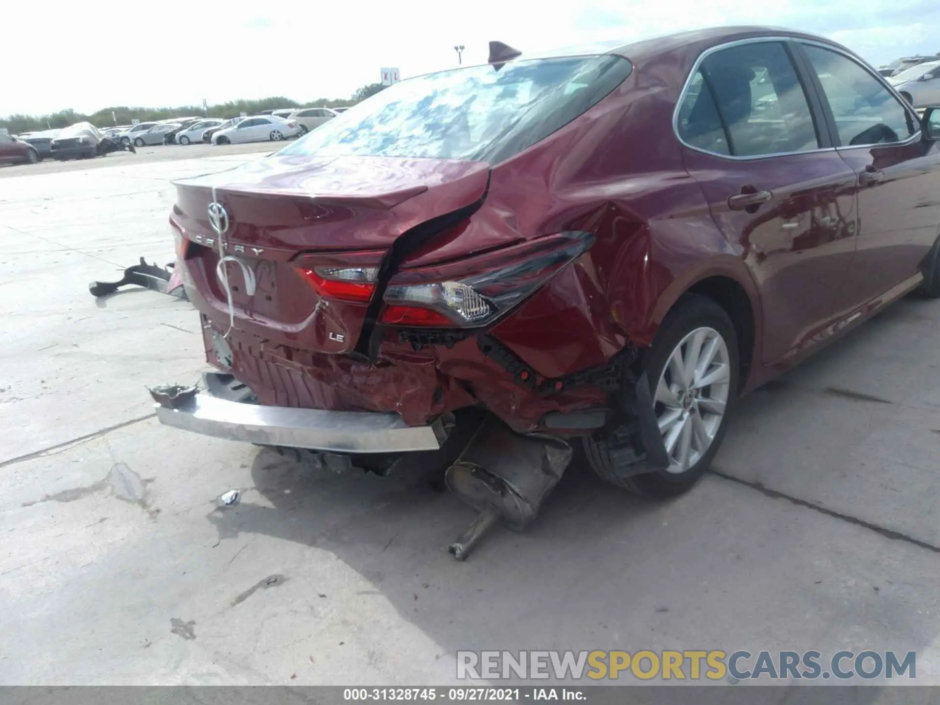 6 Фотография поврежденного автомобиля 4T1C11AK7MU437343 TOYOTA CAMRY 2021
