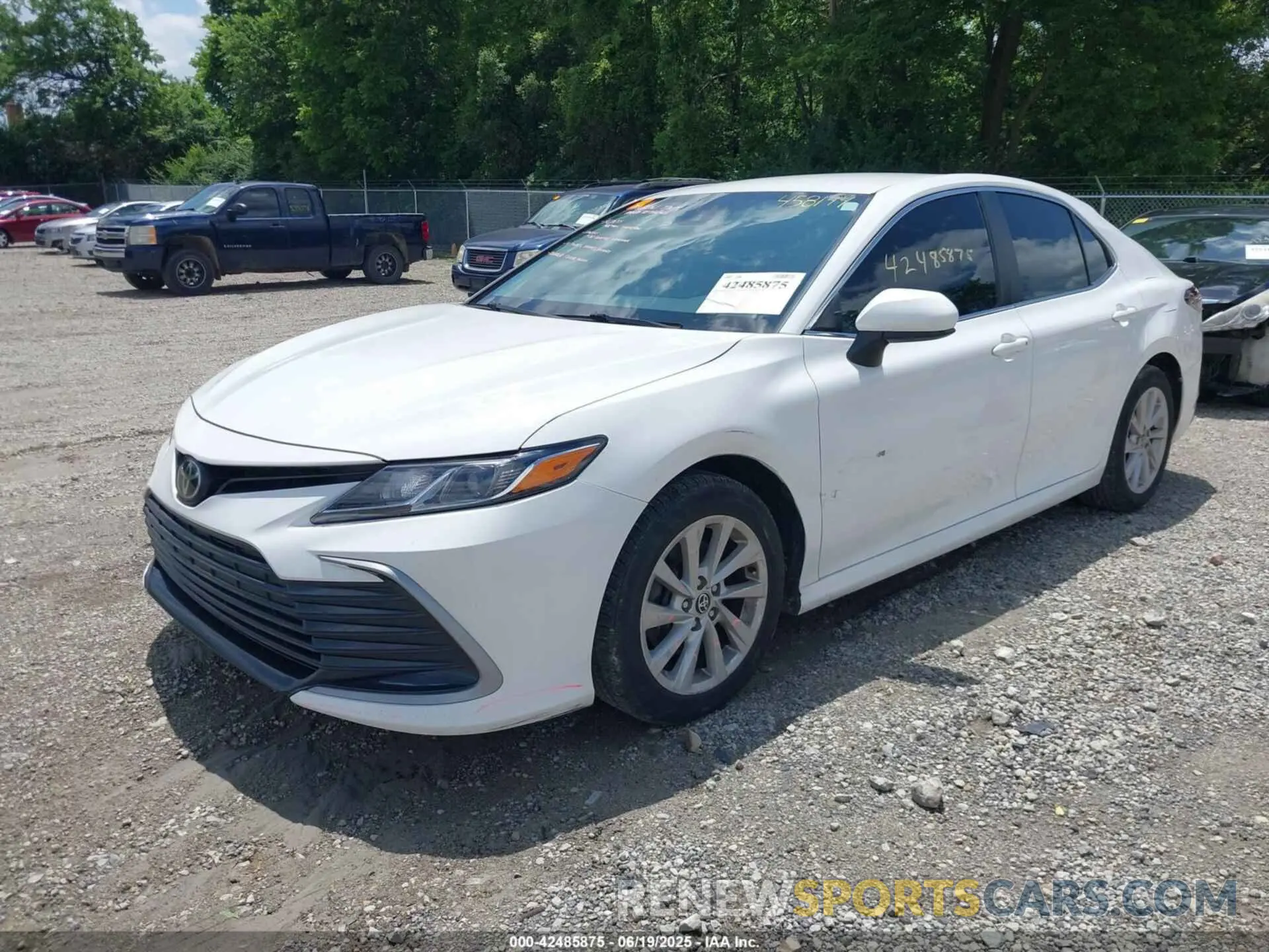 2 Photograph of a damaged car 4T1C11AK7MU458144 TOYOTA CAMRY 2021