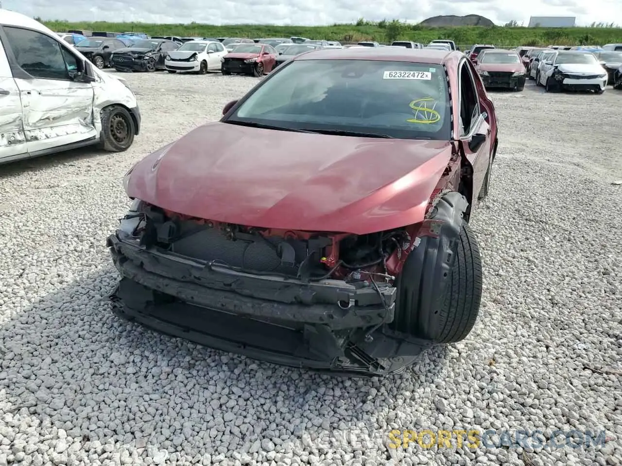9 Фотография поврежденного автомобиля 4T1C11AK7MU546109 TOYOTA CAMRY 2021
