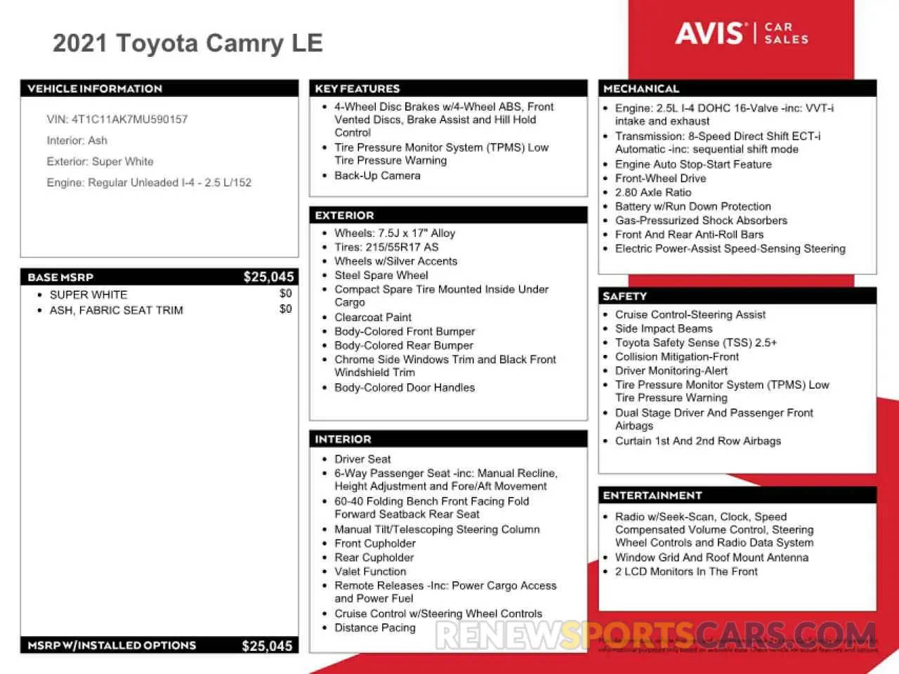 12 Photograph of a damaged car 4T1C11AK7MU590157 TOYOTA CAMRY 2021