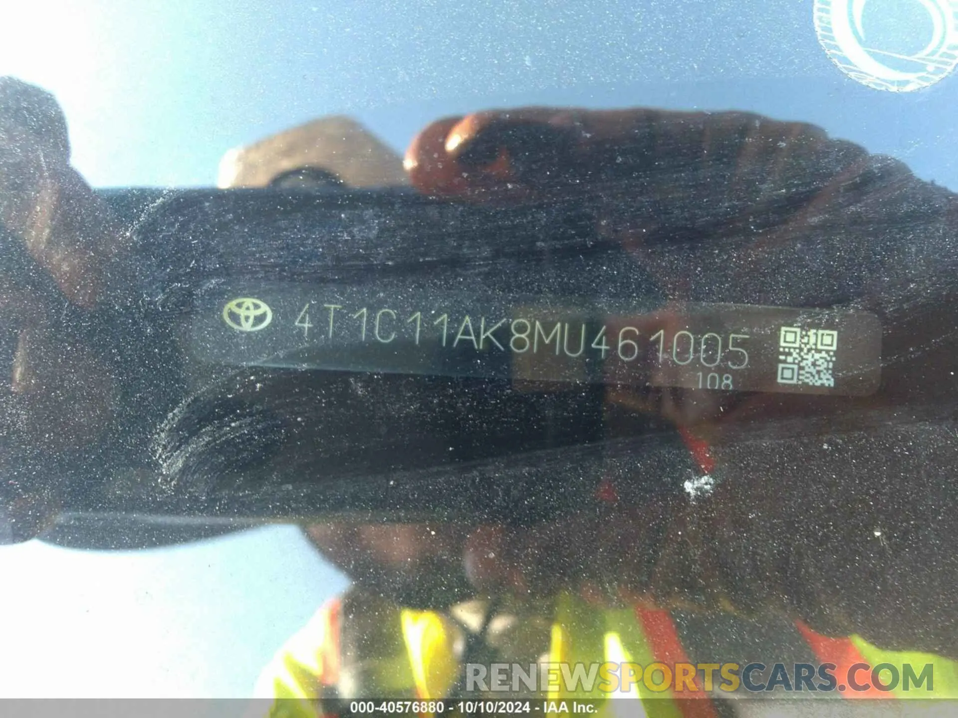 9 Photograph of a damaged car 4T1C11AK8MU461005 TOYOTA CAMRY 2021