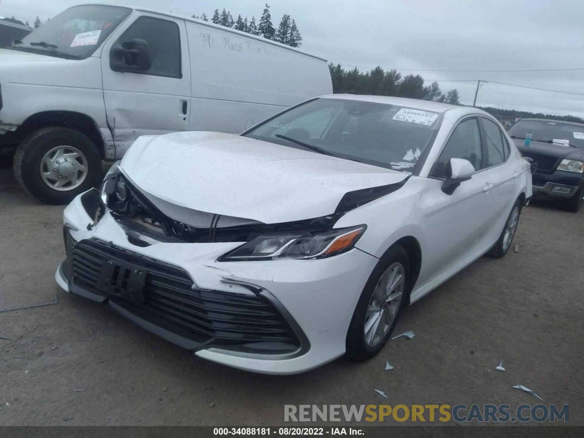 2 Фотография поврежденного автомобиля 4T1C11AK9MU592329 TOYOTA CAMRY 2021