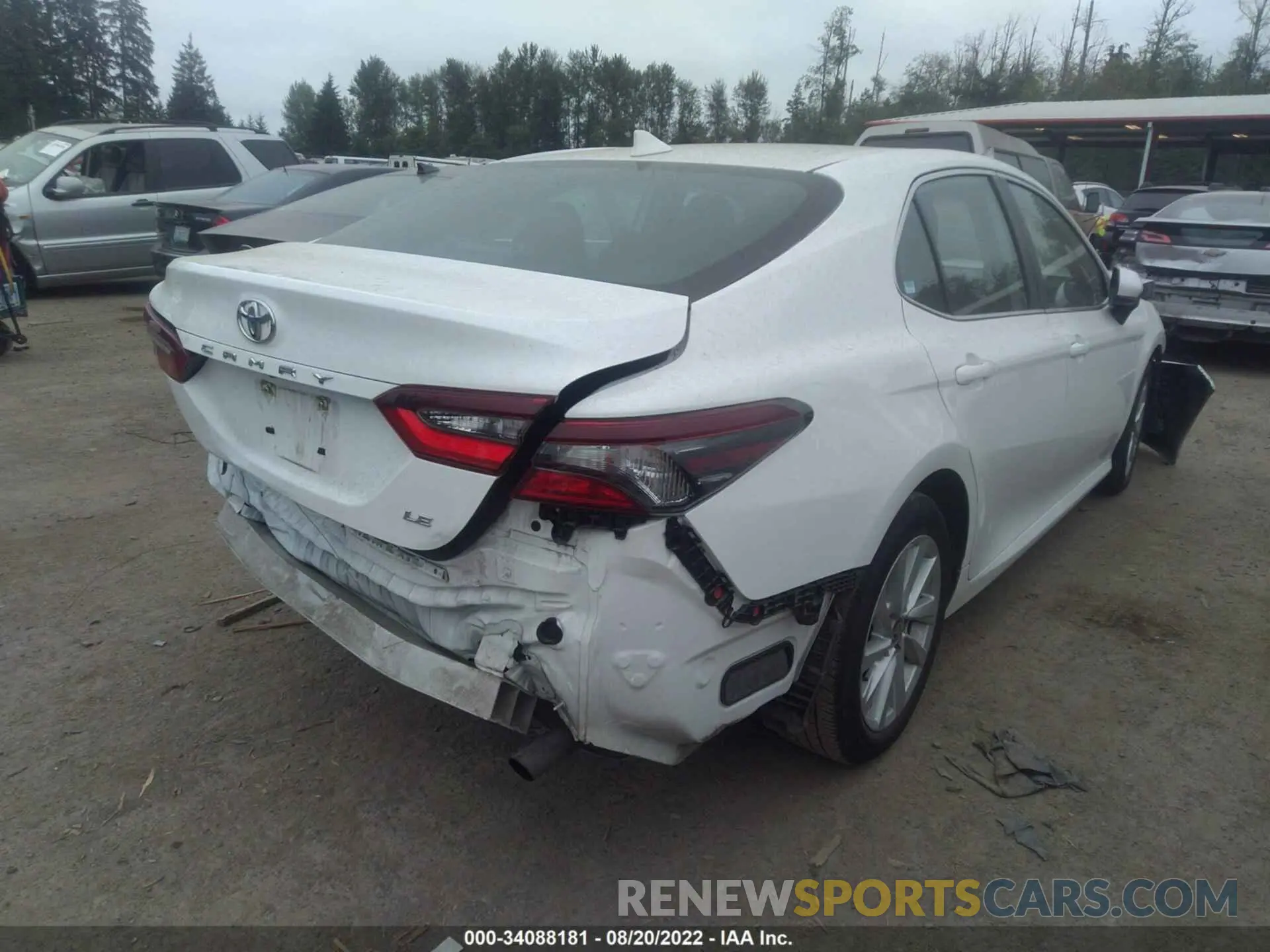 4 Фотография поврежденного автомобиля 4T1C11AK9MU592329 TOYOTA CAMRY 2021